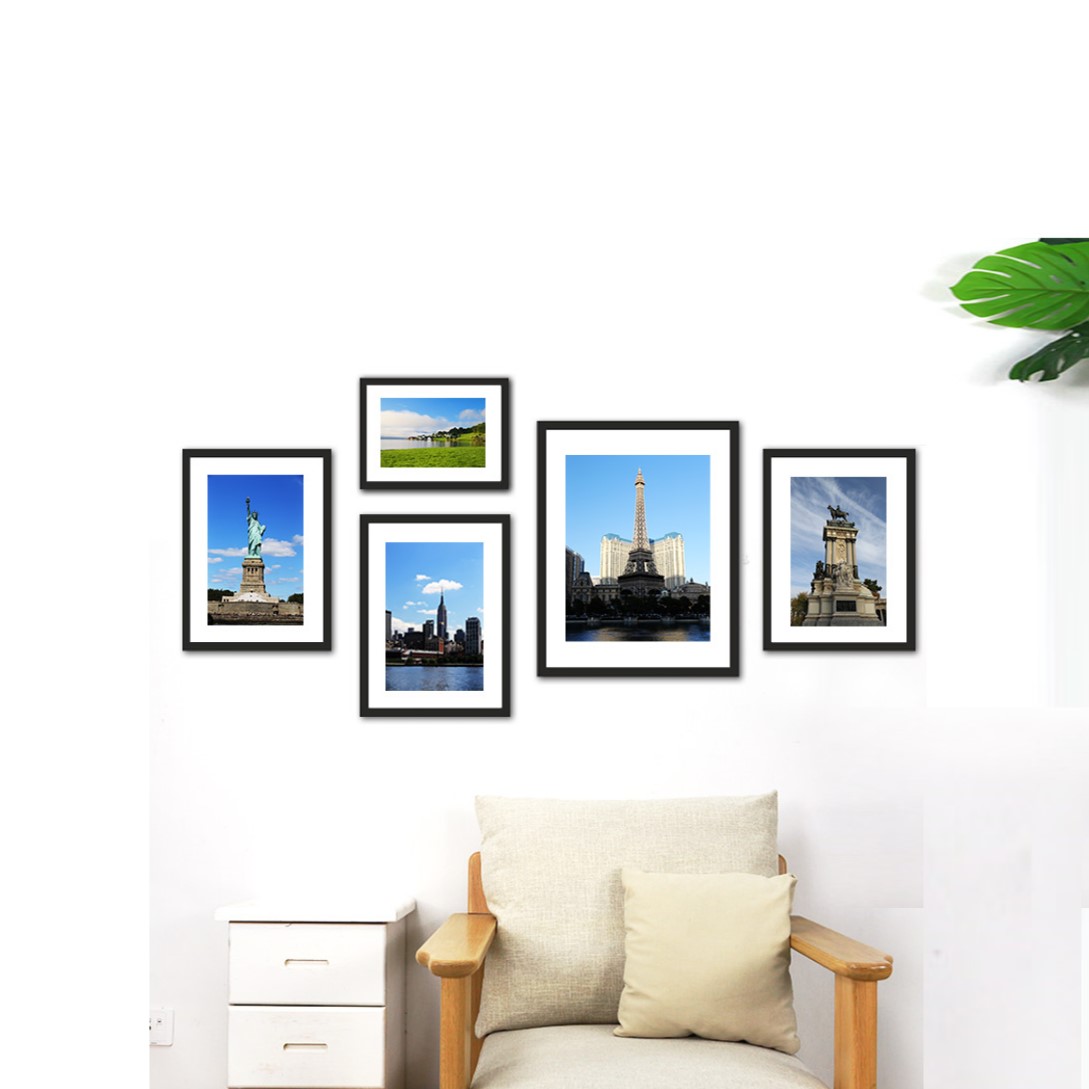 Wood Picture Frame - Black — wholesale custom promotional product