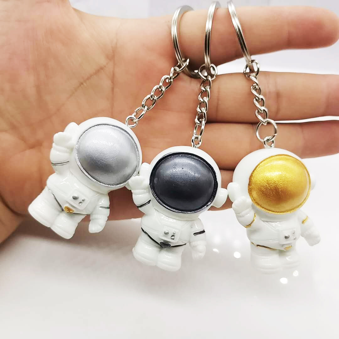 Astronaut Keychain - Black — wholesale custom promotional product