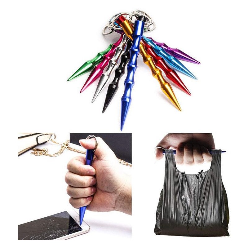 Self-defence Pen Key Chain - Black — wholesale custom promotional product