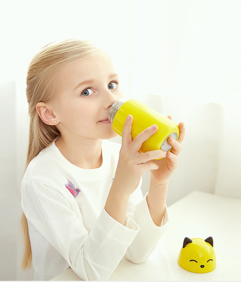 Thermos Vacuum Water Bottle - Brown Bear — wholesale custom promotional product