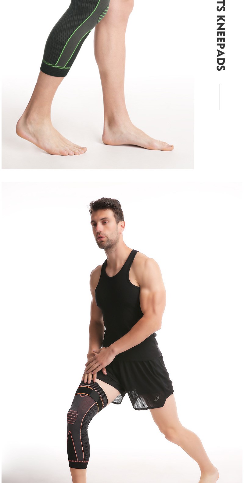 Full Leg Knee Protector - Black — wholesale custom promotional product