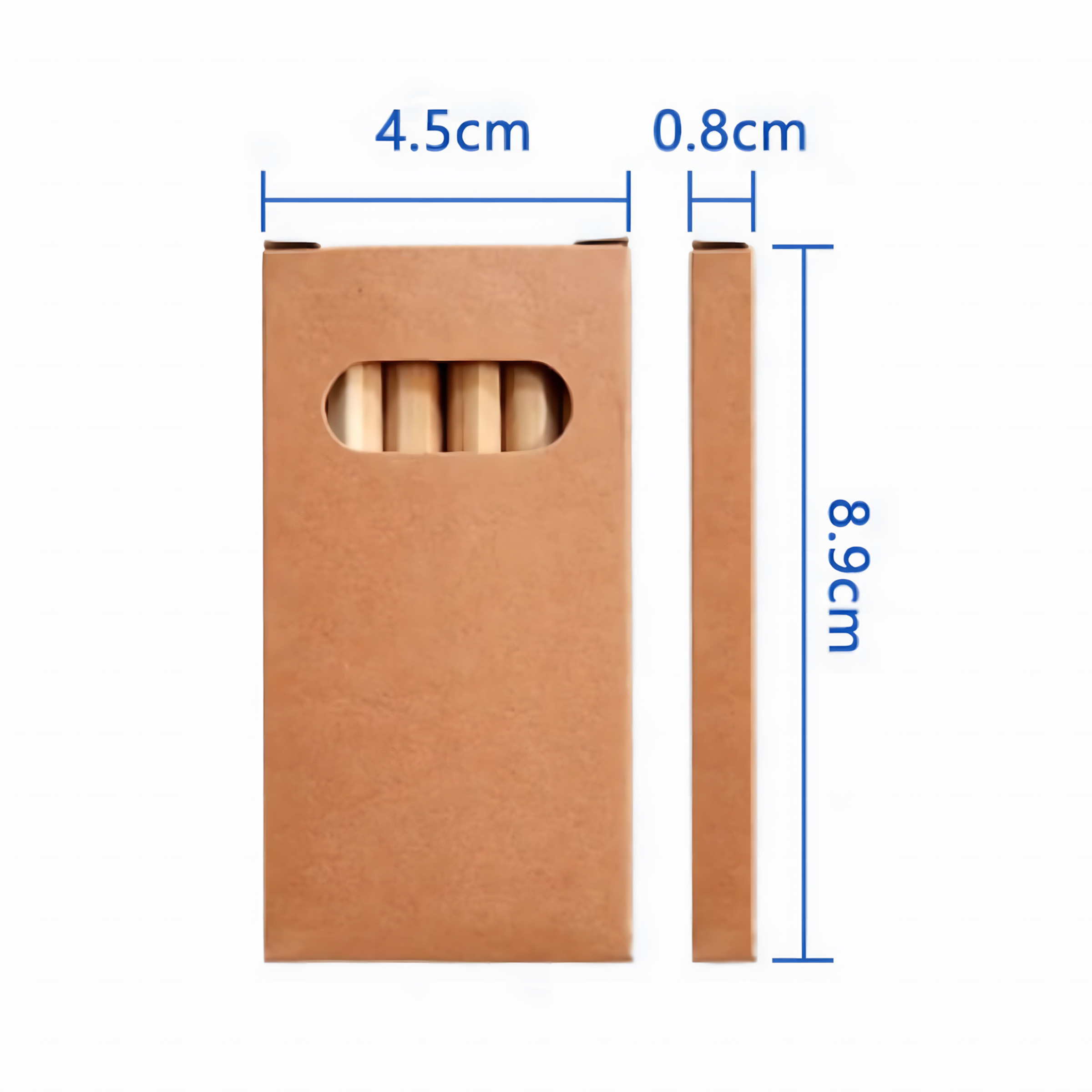 6 Colors Short Mini Colored Pencils