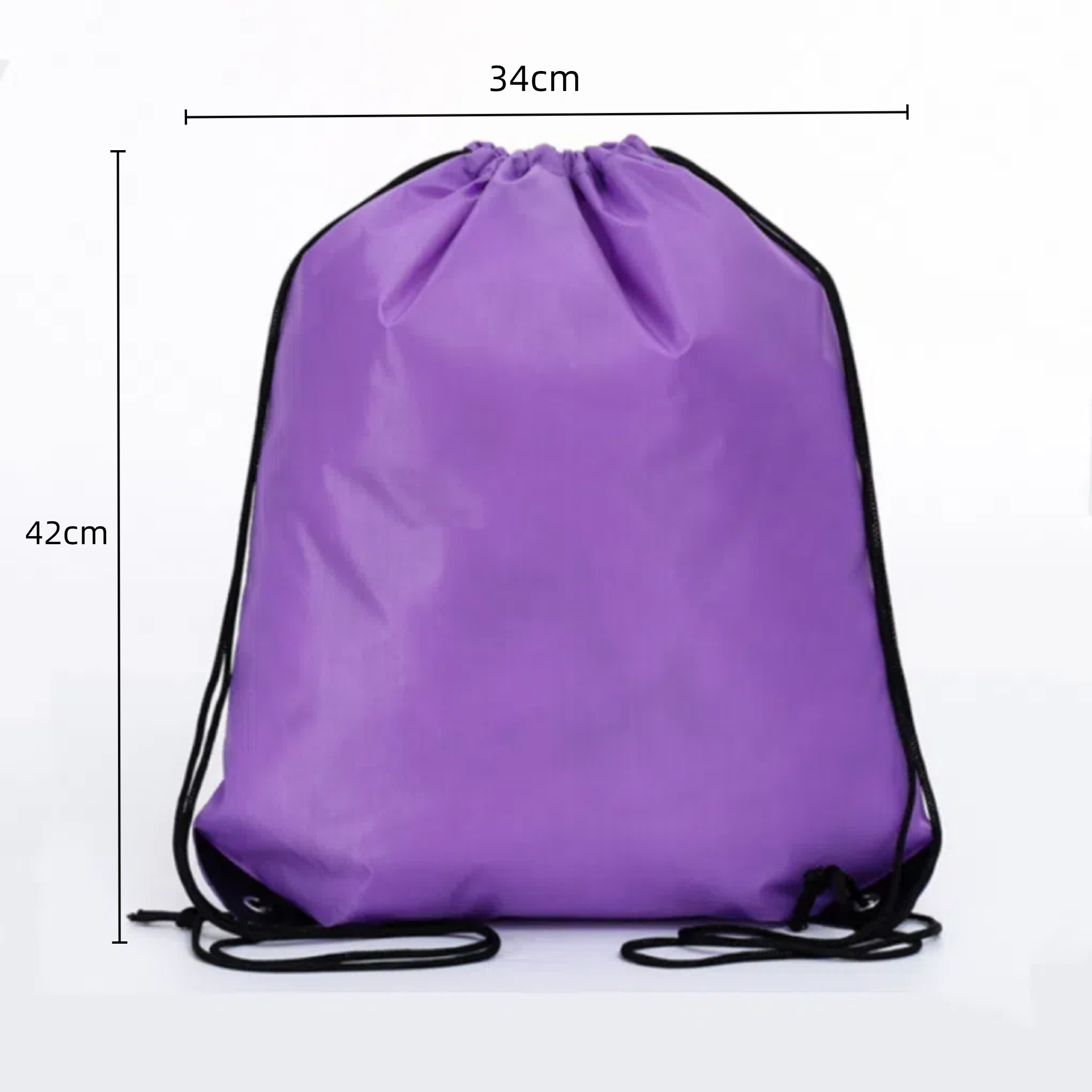 Colorful Polyester Shopping Drawstring Bag - Colorful — wholesale custom promotional product