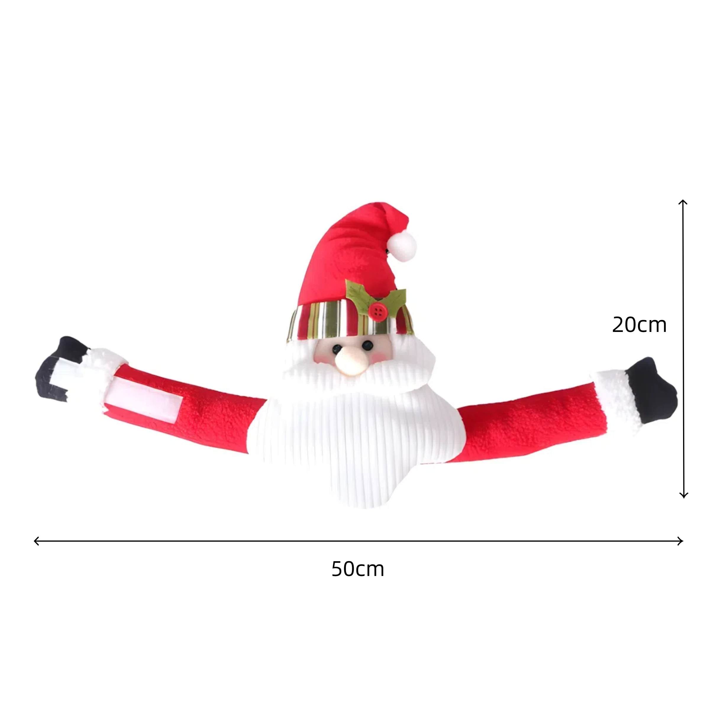 Christmas Snowman Curtain Button Decoration - Black — wholesale custom promotional product
