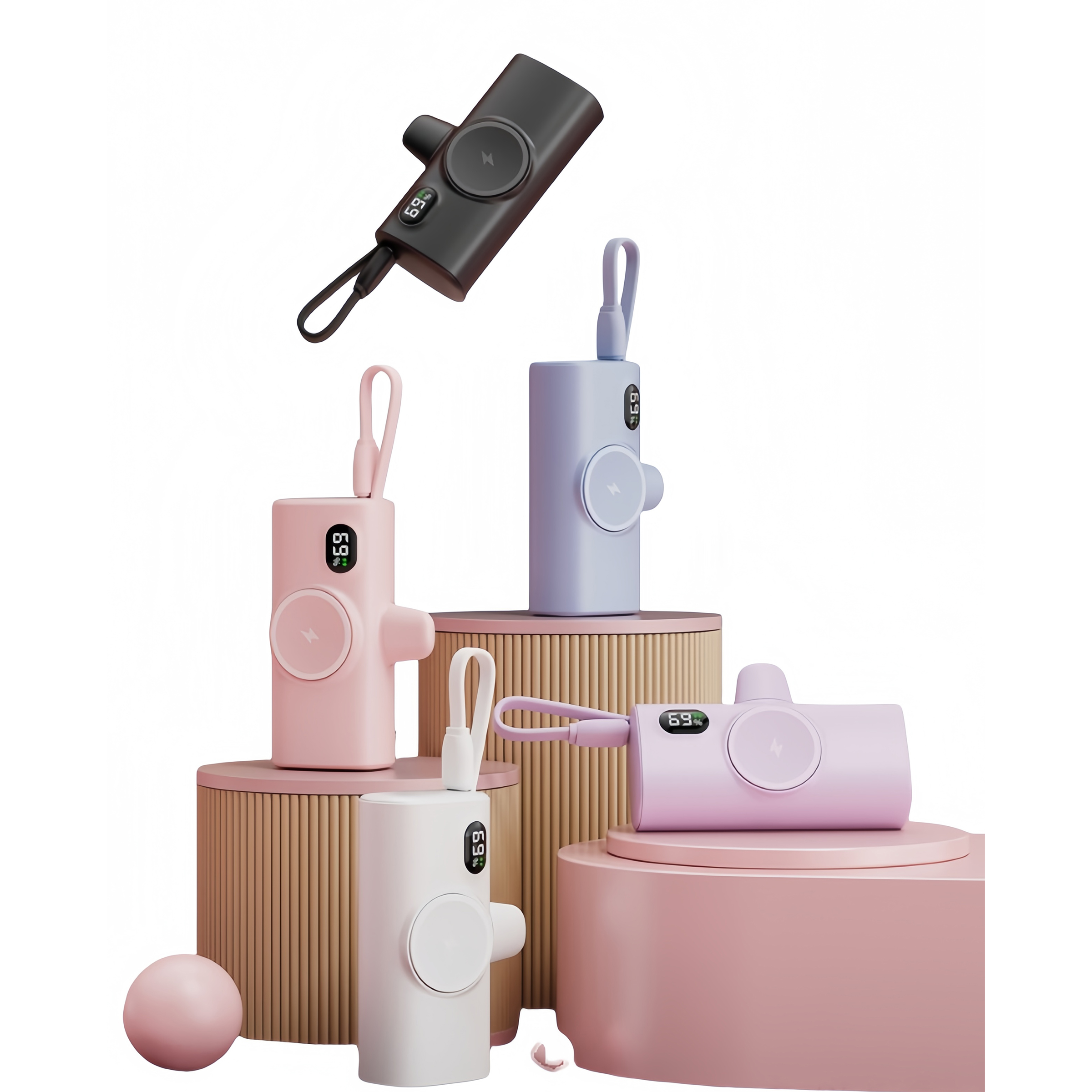 Magsafe Portable Chargers - Black — wholesale custom promotional product