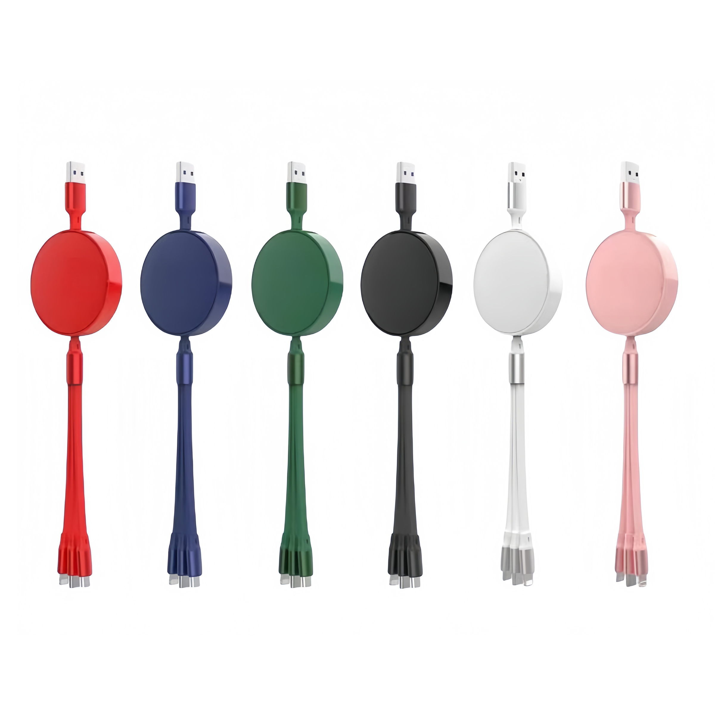 3 in 1 Fast Charger Cords - Black — wholesale custom promotional product