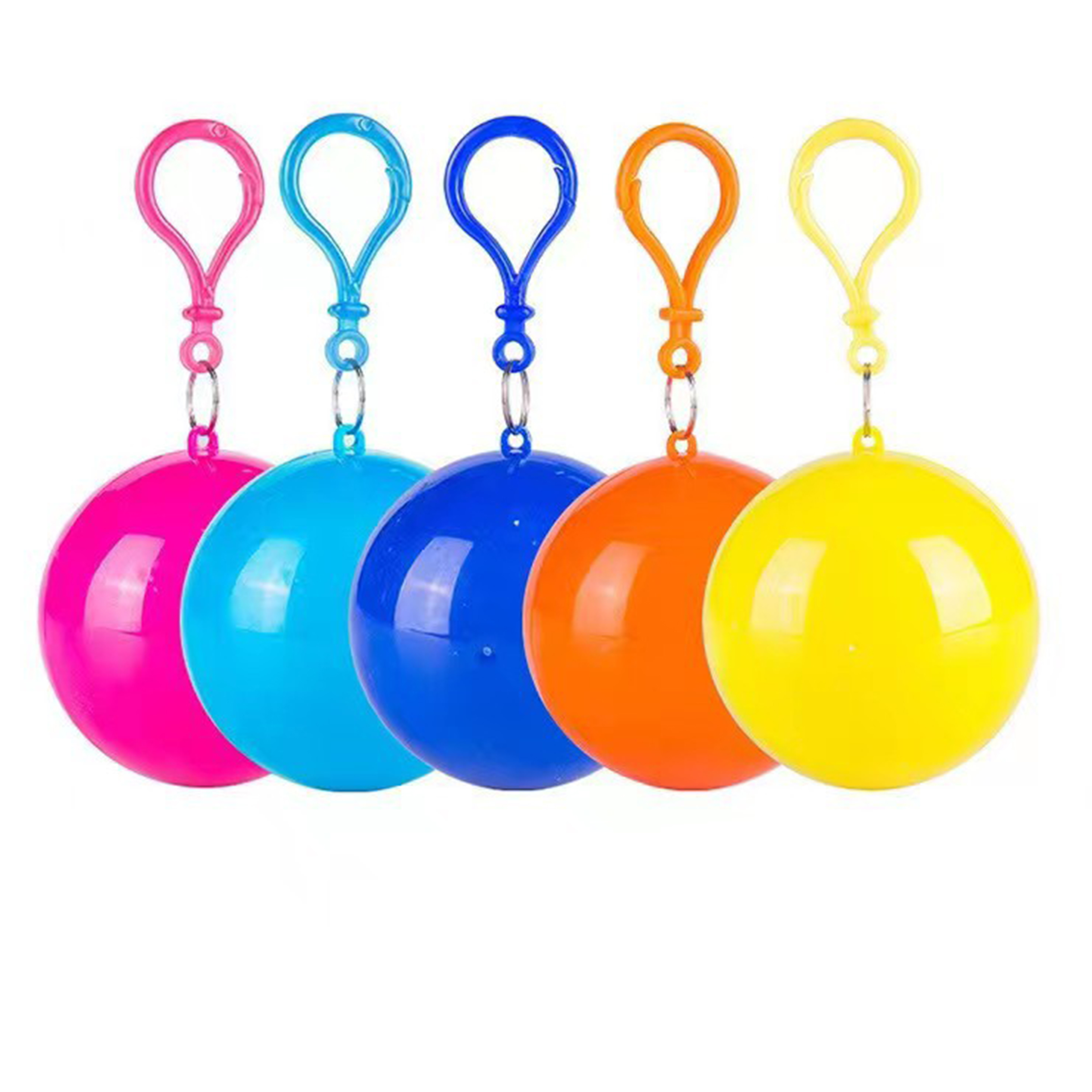 Emergency Raincoat Keychain - Blue — wholesale custom promotional product