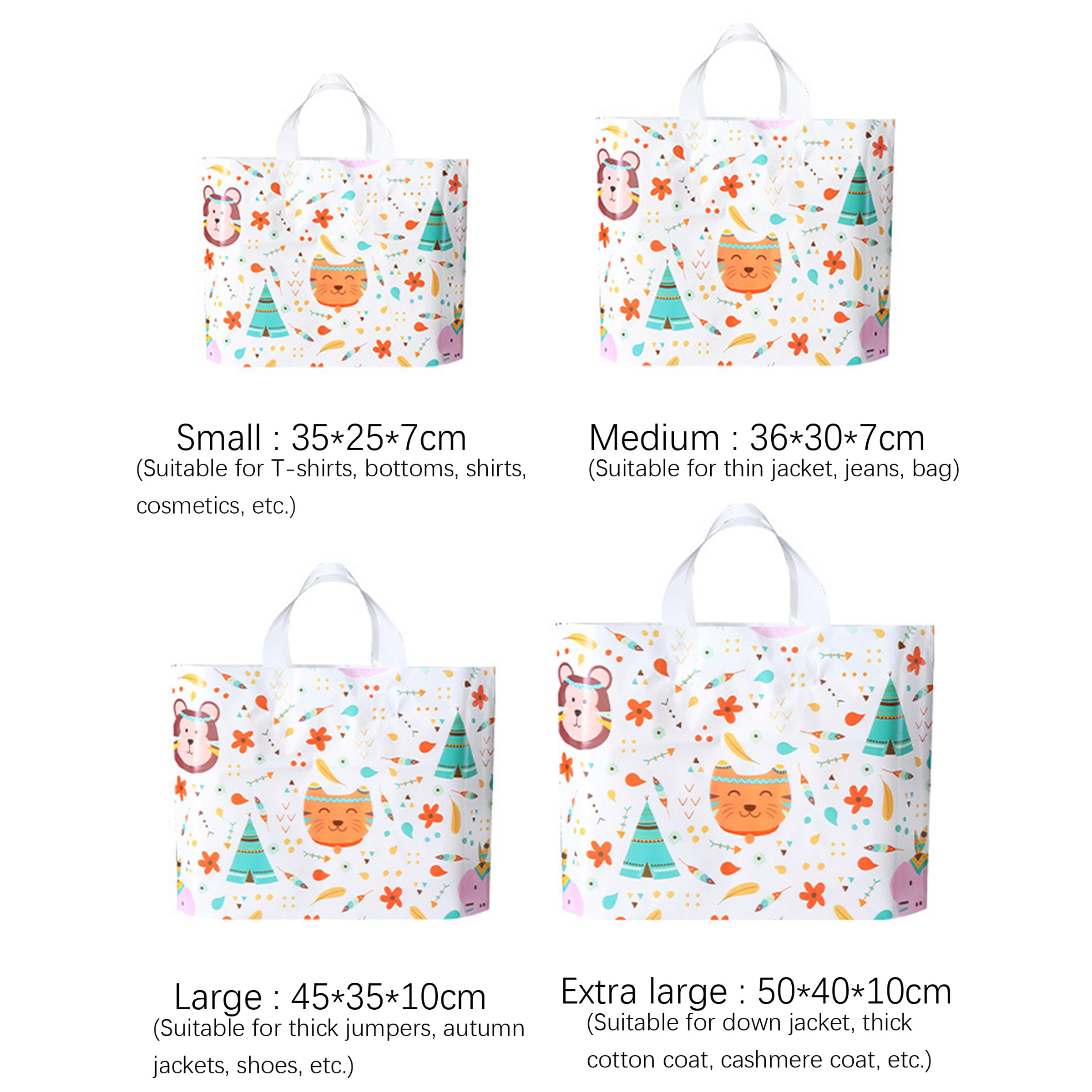Shopping Bags - White — wholesale custom promotional product