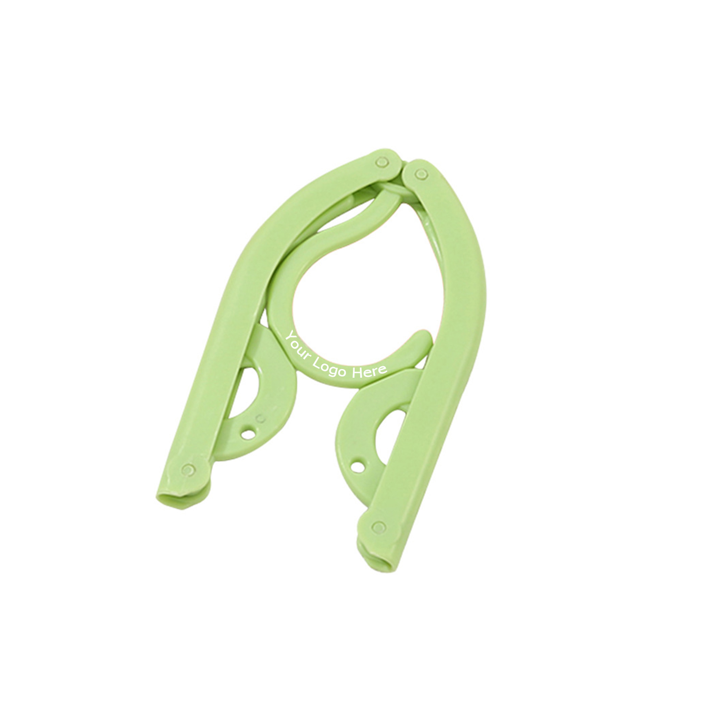 Portable Folding Clothes Hangers - Blue — wholesale custom promotional product