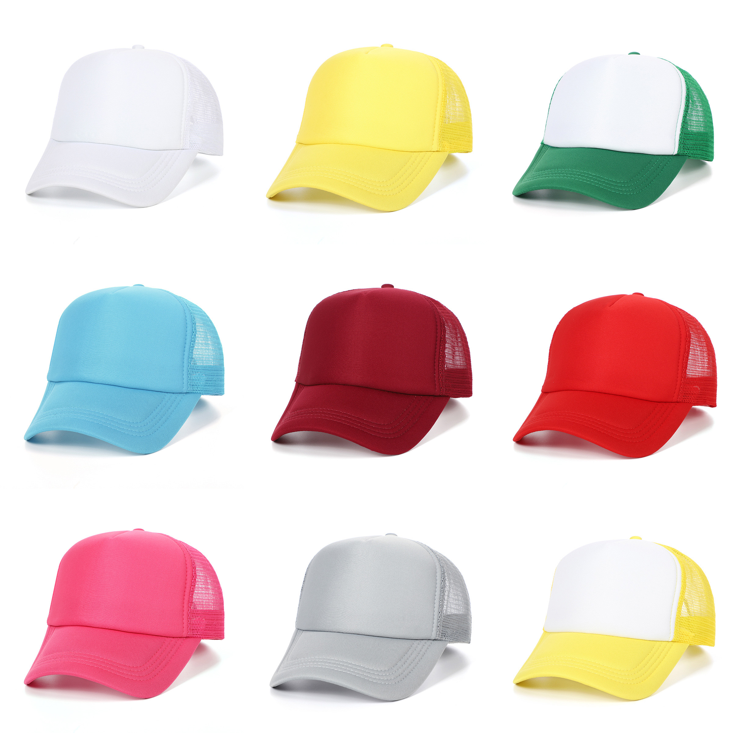 Blank Mesh Baseball Cap - Black — wholesale custom promotional product