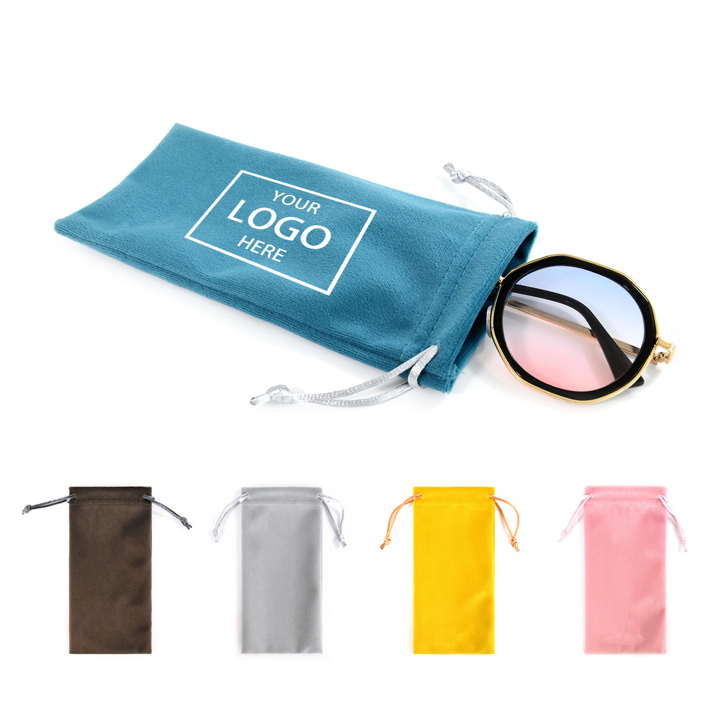 Microfiber Pouch With Drawstring - Various — wholesale custom promotional product