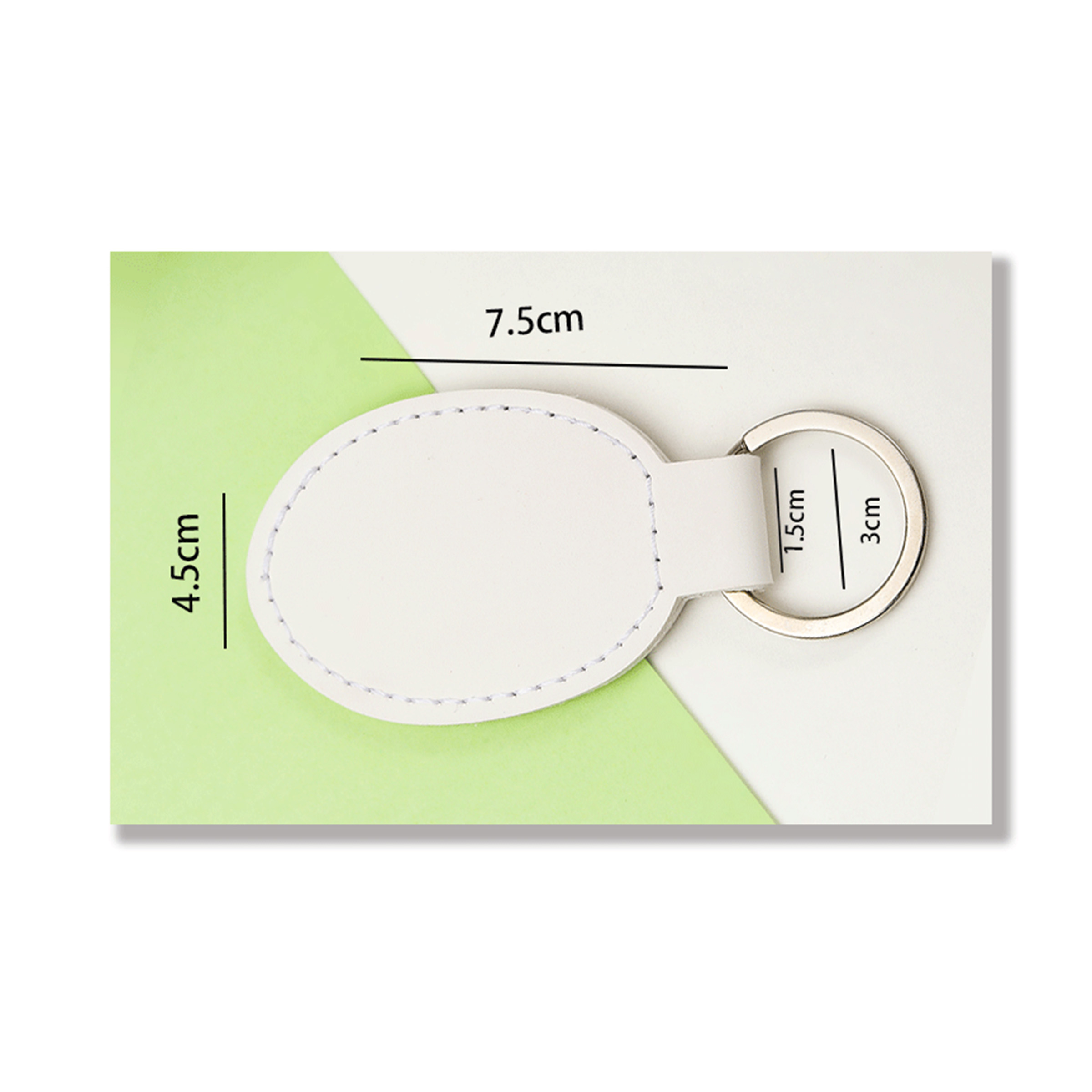 Oval Soft Keychain - Black — wholesale custom promotional product