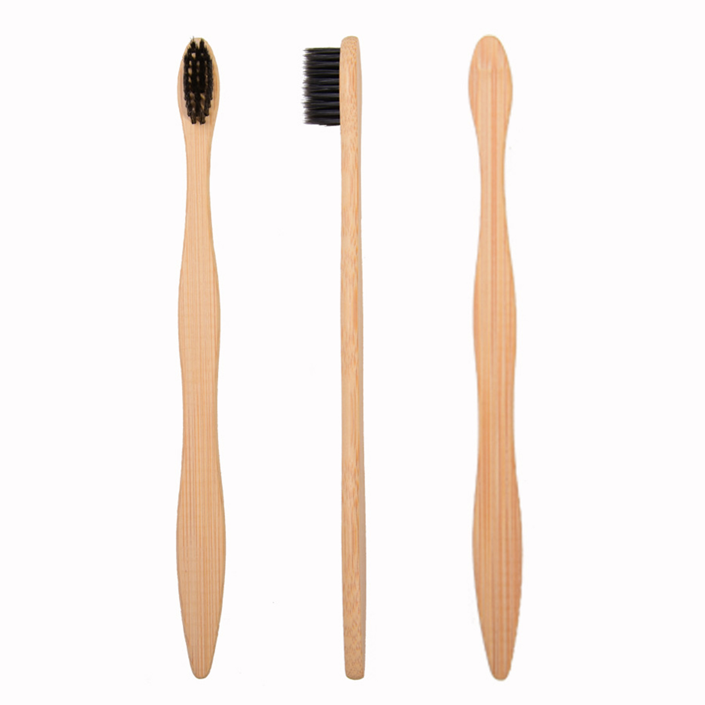 Bamboo Toothbrush - Natural Bamboo — wholesale custom promotional product