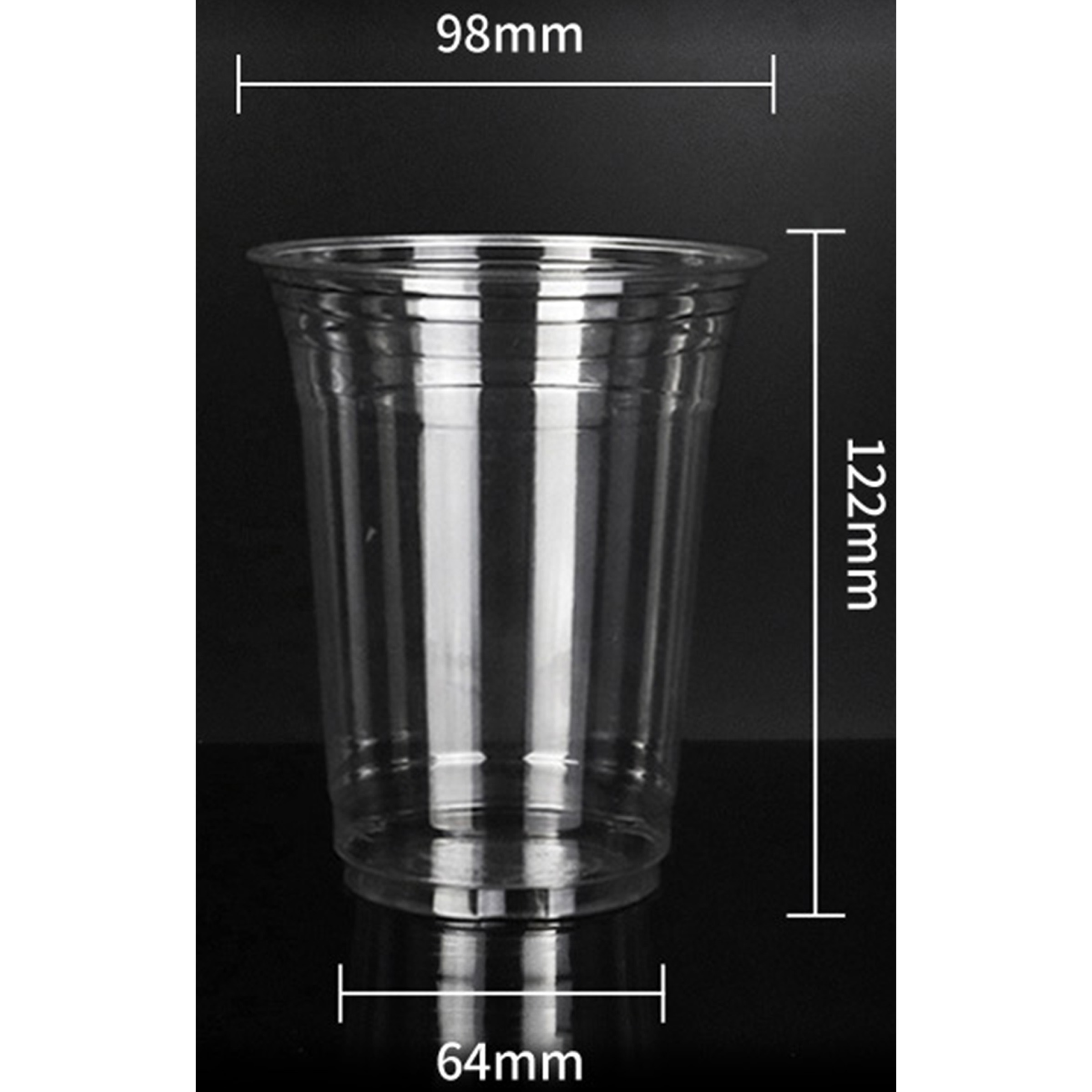 16 oz. Clear Disposable Plastic Cup - Clear — wholesale custom promotional product