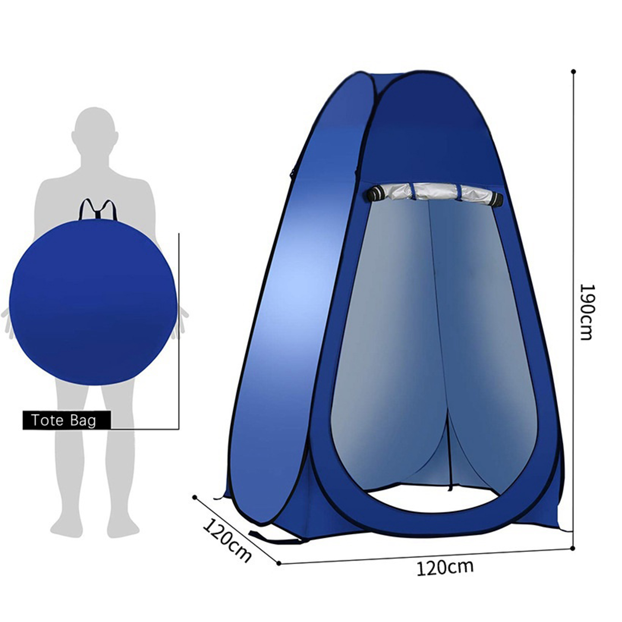 Pop-up Privacy Shower Tent - Army Green — wholesale custom promotional product