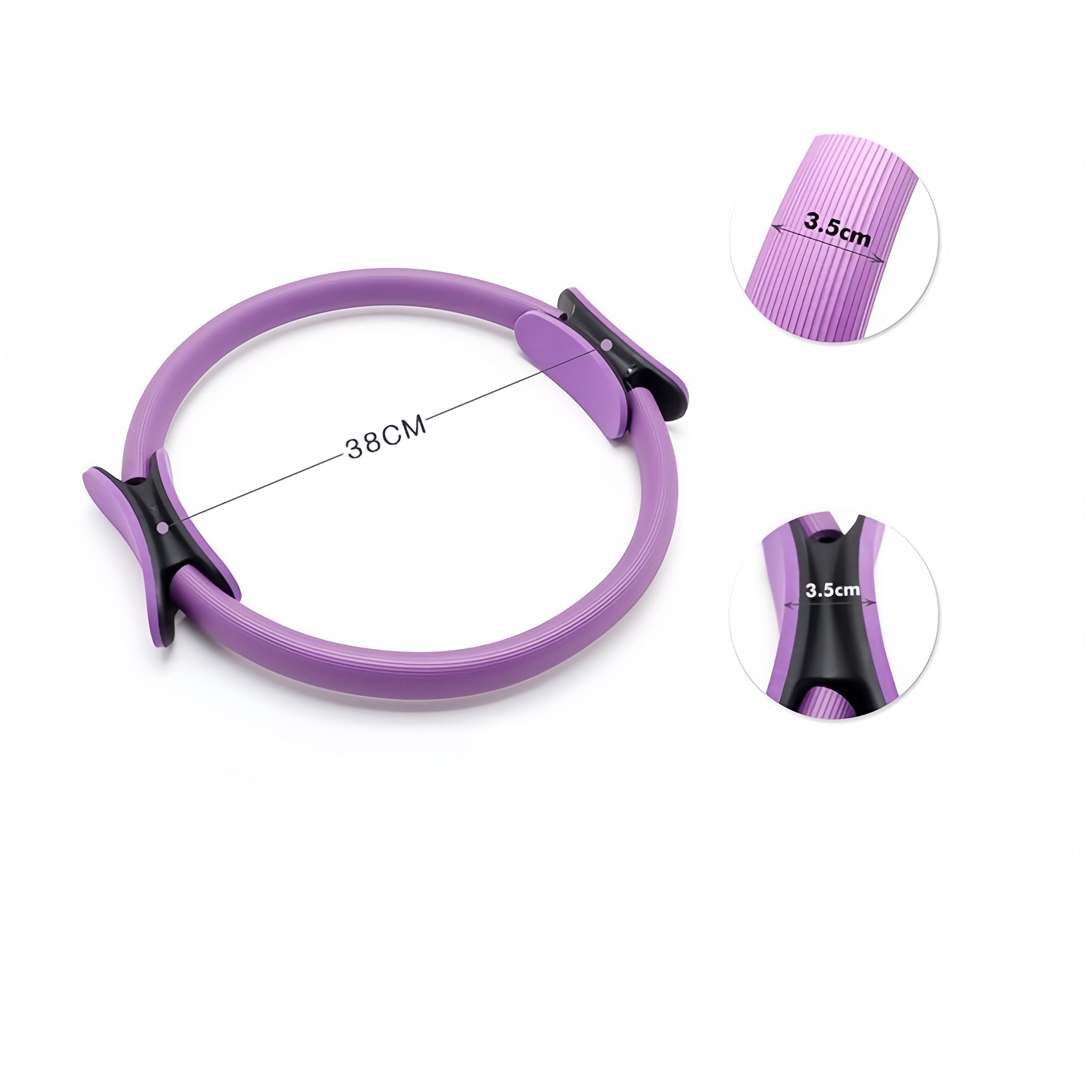 Pilates Circles - Black — wholesale custom promotional product