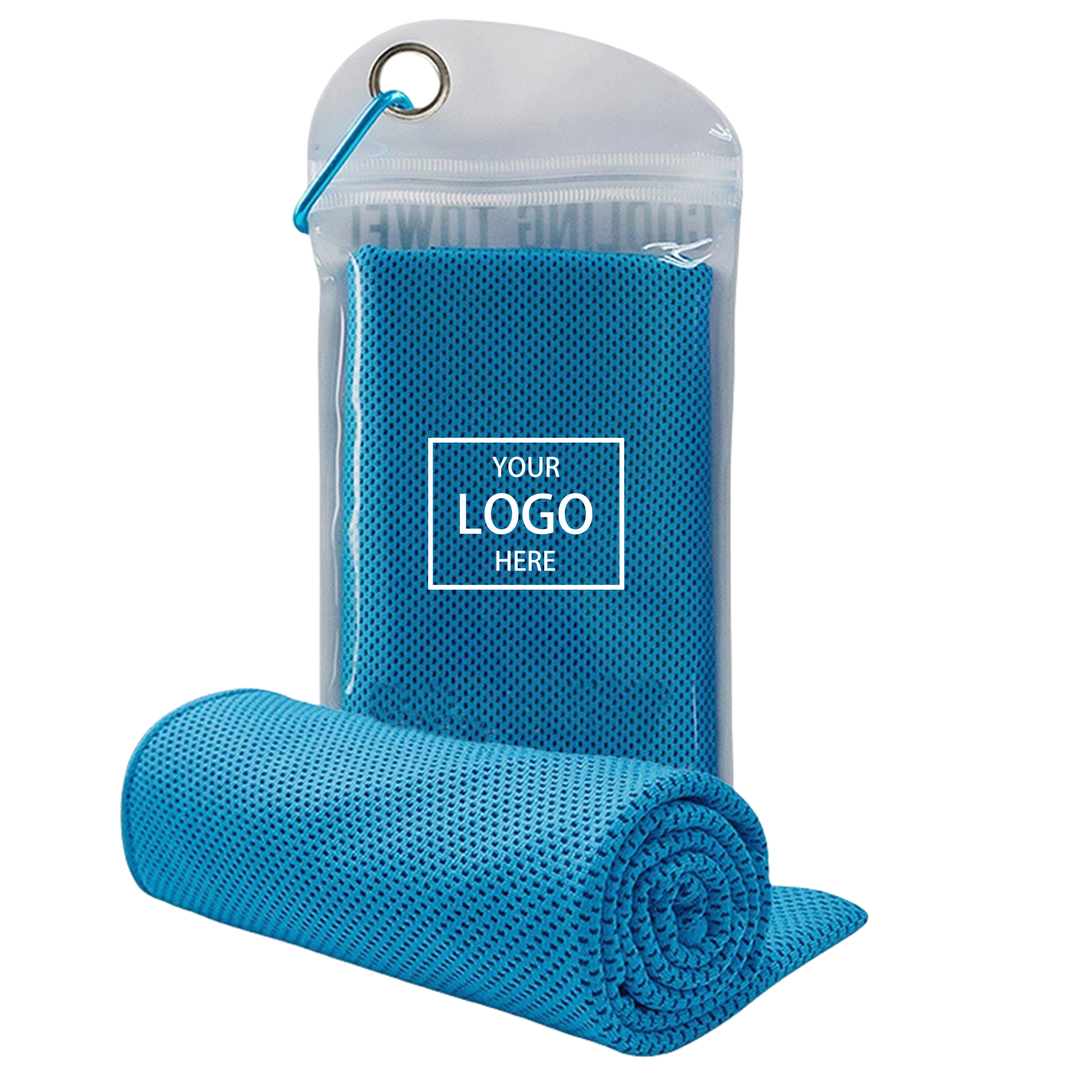 Sports Cooling Towels - Black — wholesale custom promotional product