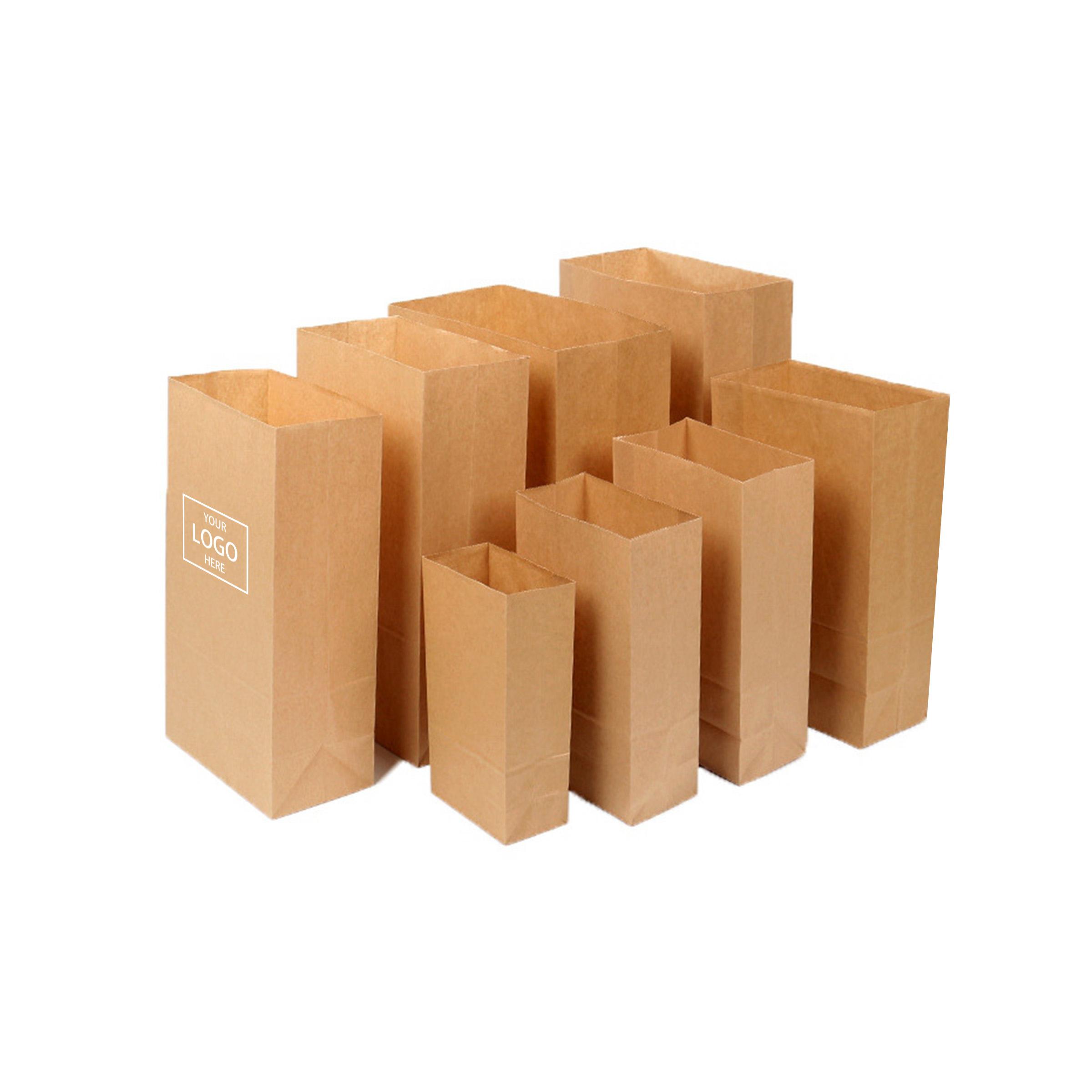 Kraft Brown Paper Barrel Sack Bag - Brown — wholesale custom promotional product