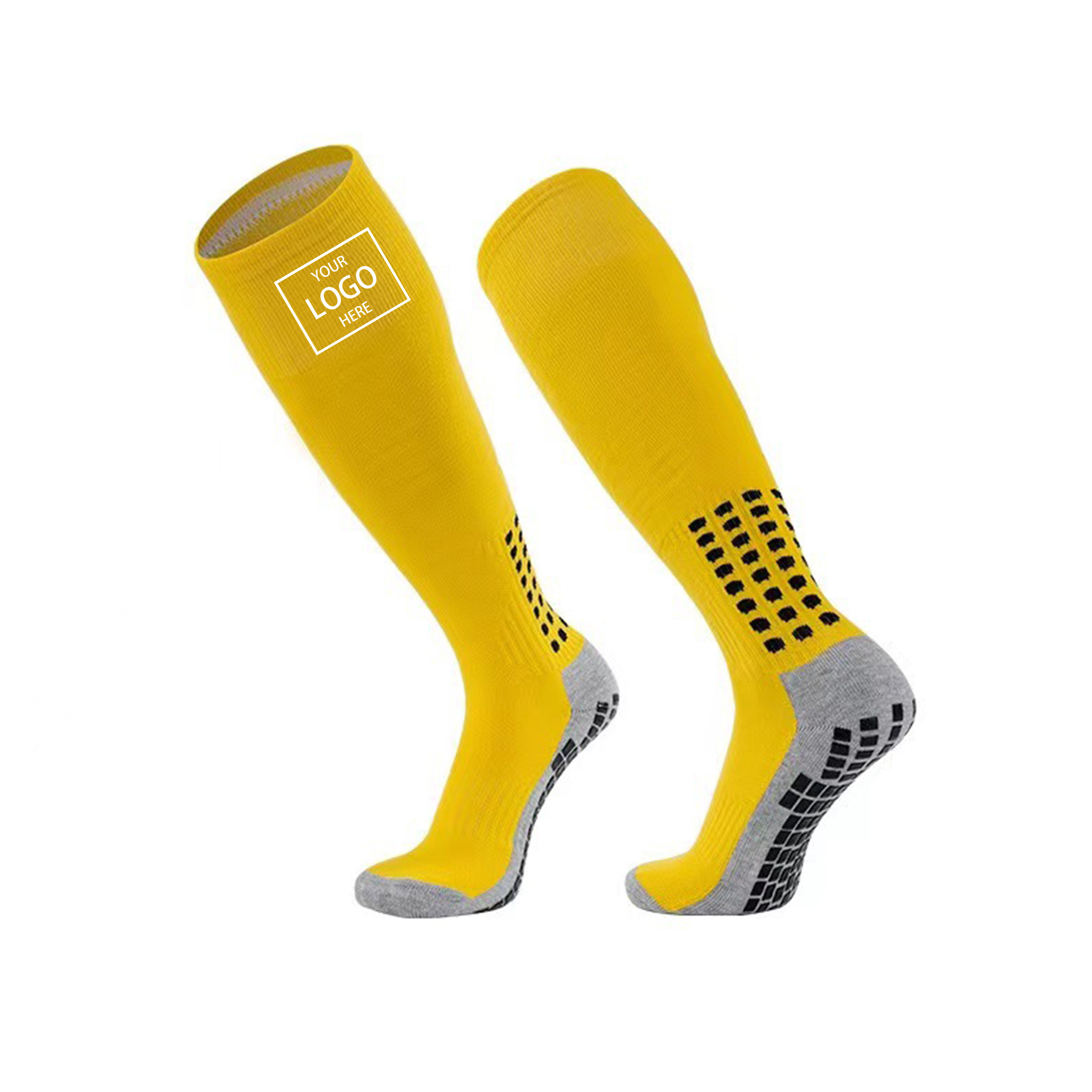 Anti Skid Socks with Grips - Black — wholesale custom promotional product
