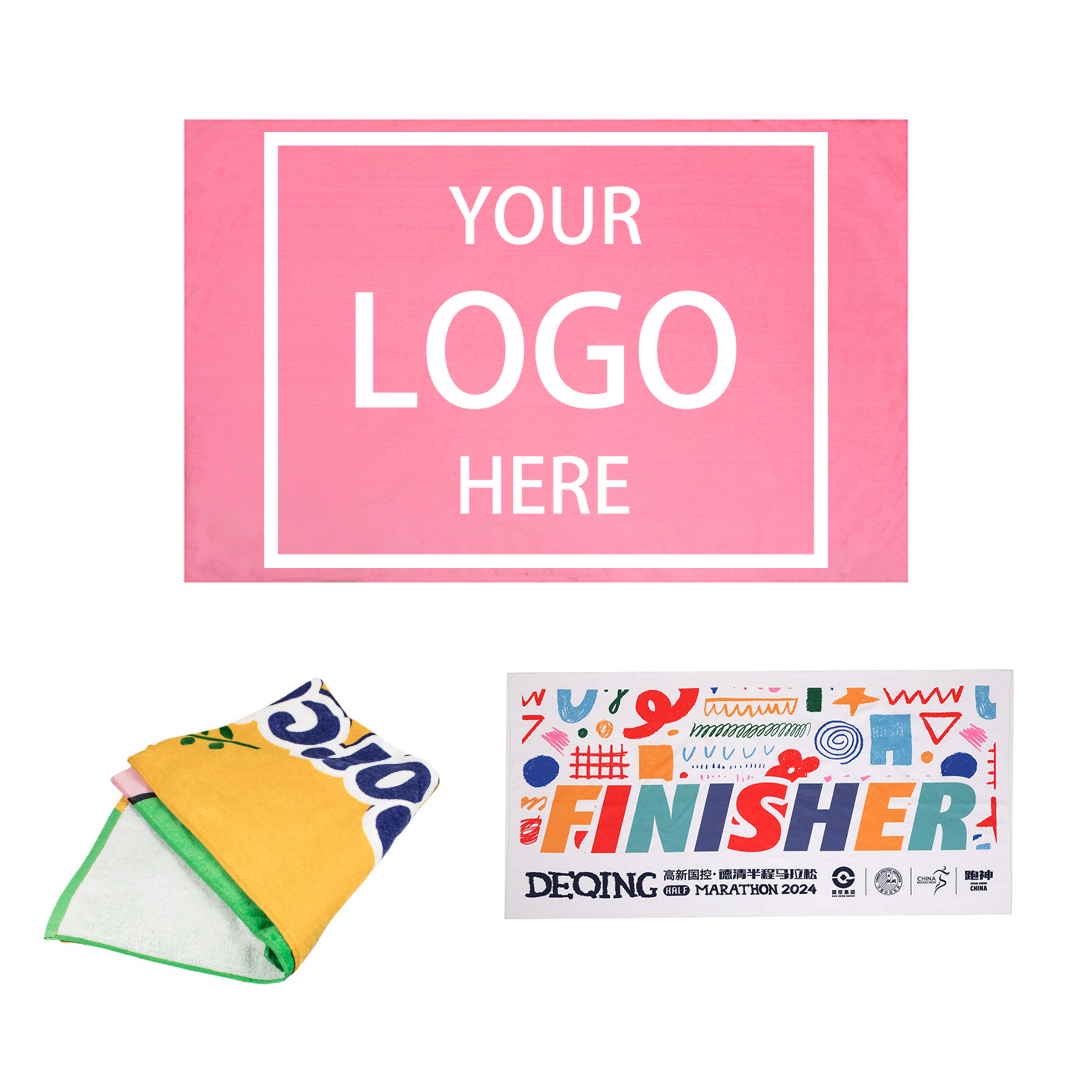 Microfiber Beach Towel - Various — wholesale custom promotional product