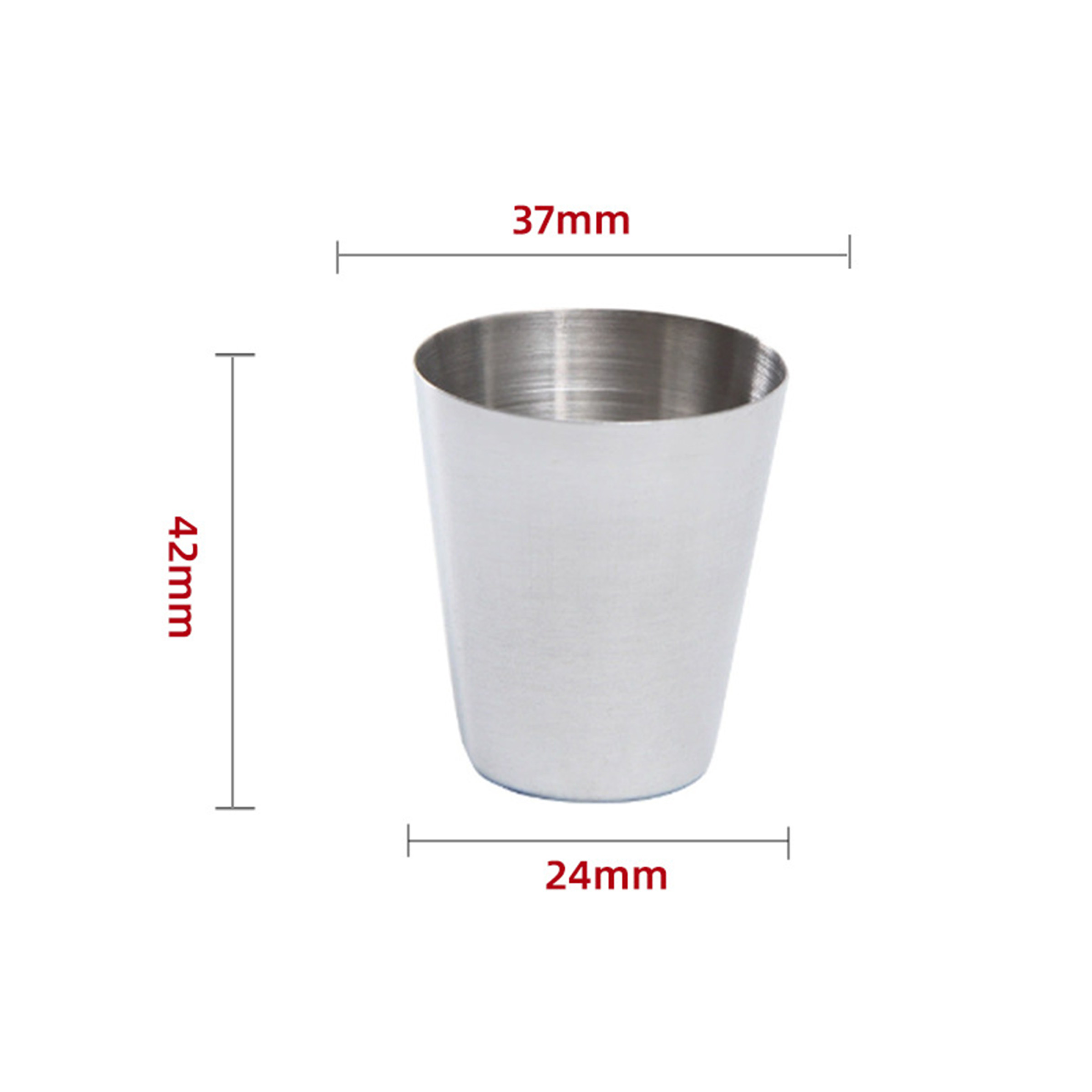 1 OZ Stainless Steel Shot Cup - Silver — wholesale custom promotional product