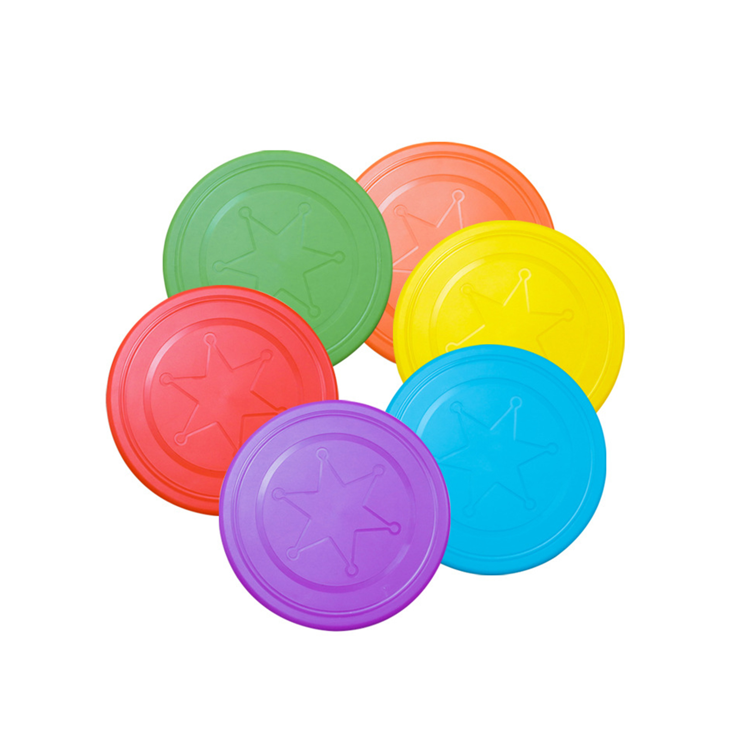 Soft Rubber Dog Frisbee - Blue — wholesale custom promotional product