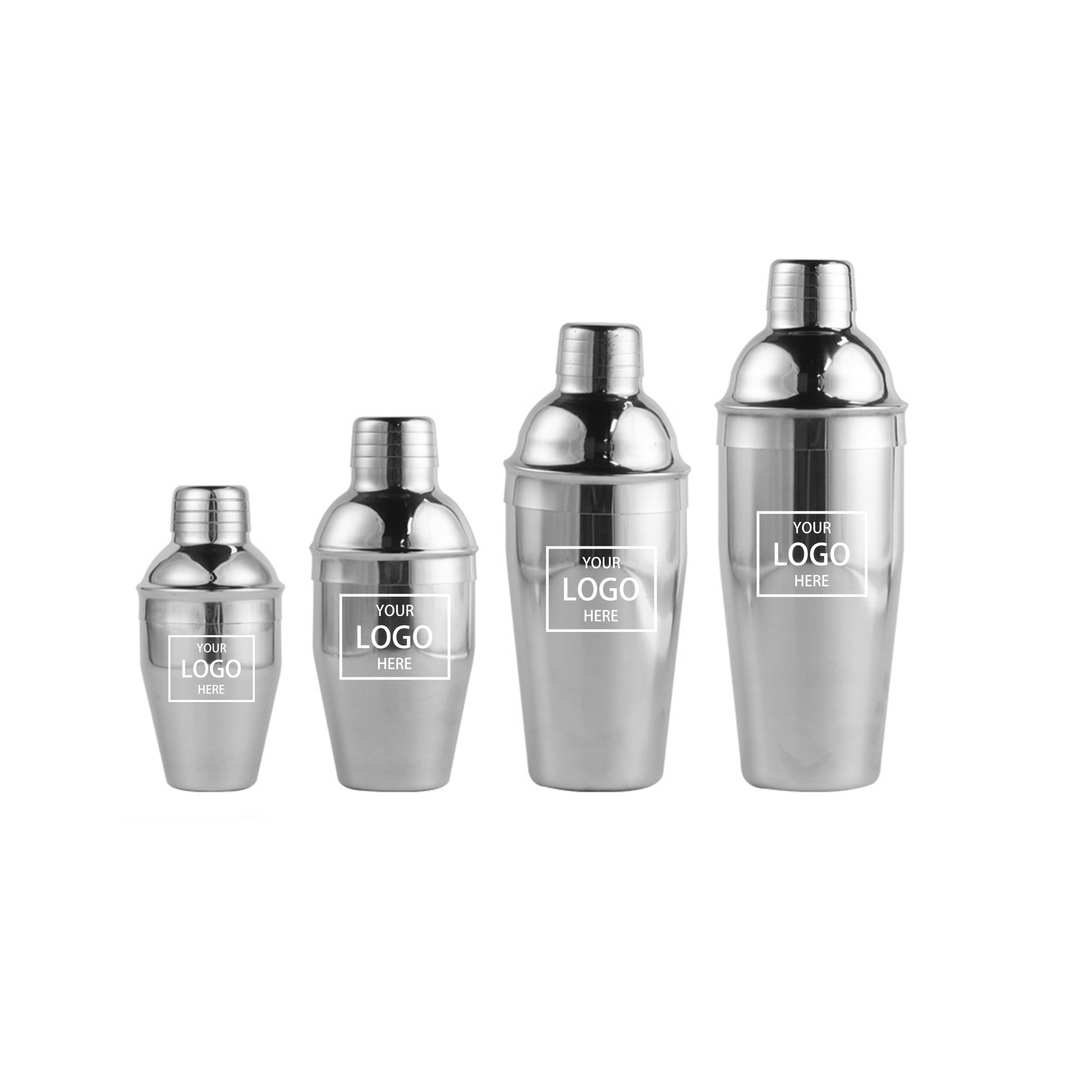 Stainless Steel Cocktail Shaker - Silver — wholesale custom promotional product