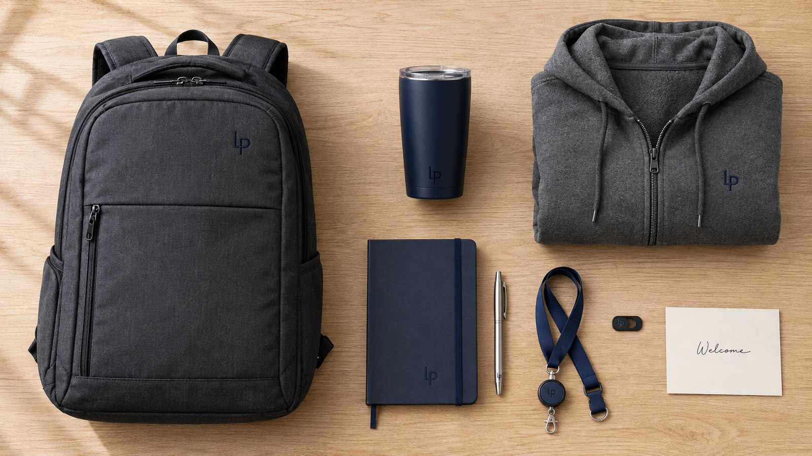 New-Hire Welcome Kit: The Six-Item Base, Built by a Factory