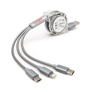 Telescopic Charging Reel - Silver