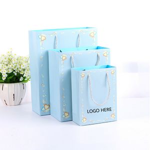 Kraft Paper Shopping Bag - White