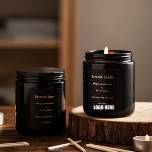 7 Oz. Scented Candle - Black