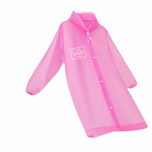 Outdoor Disposable Raincoat - Pink