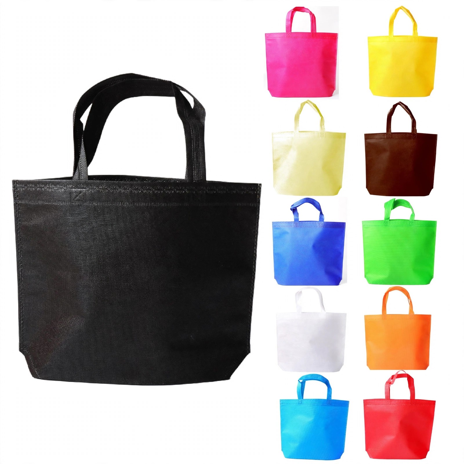 10.5" x 9" Non-Woven Mini Tote Bag