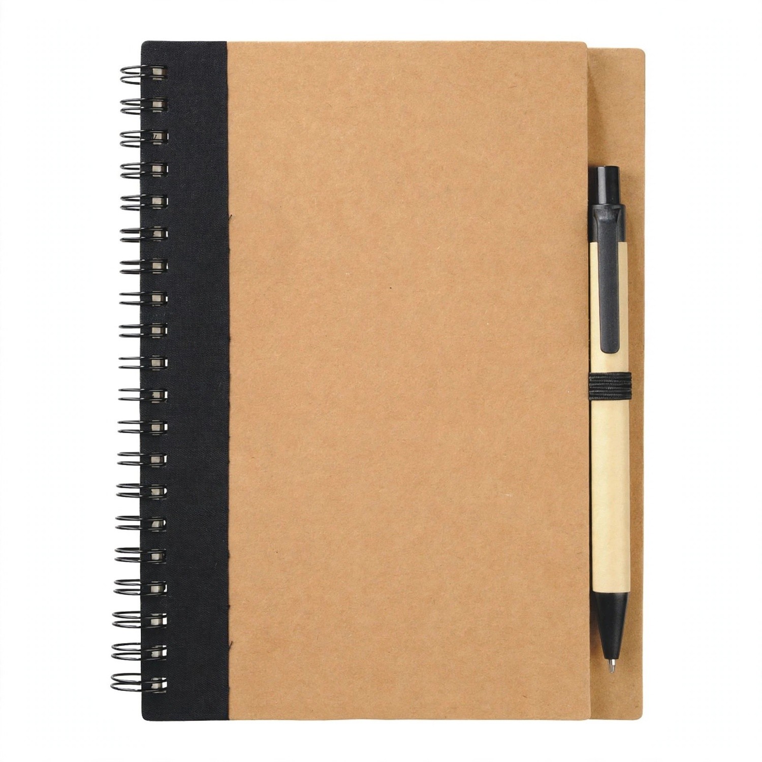 Eco-Inspired Spiral Notebook and Pen Set