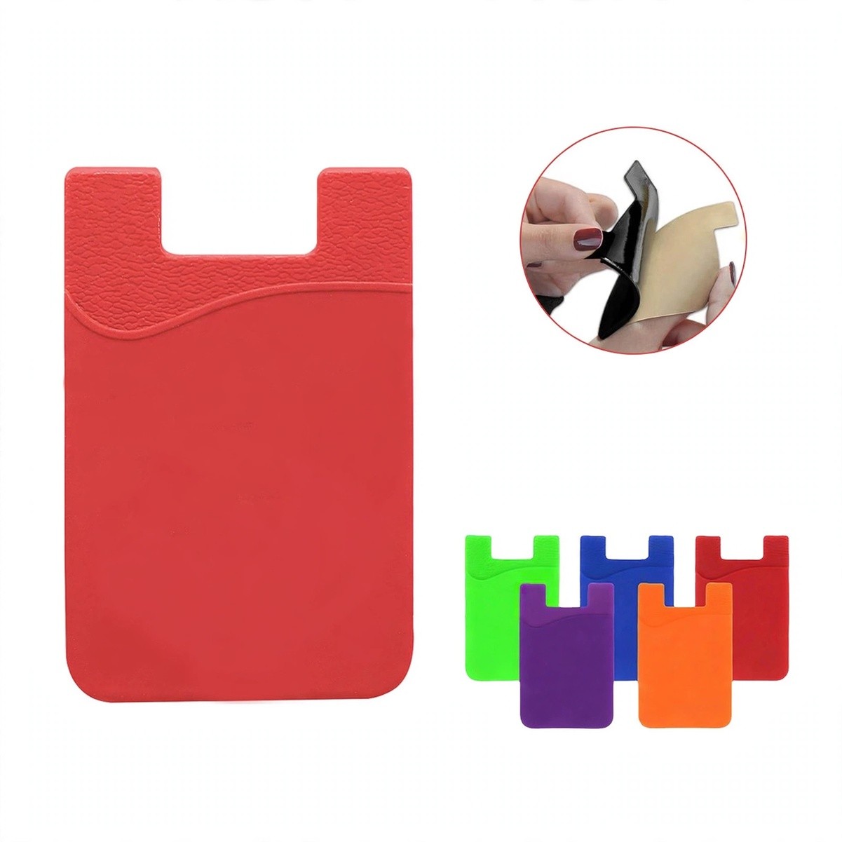 Adhesive Silicone Phone Wallet