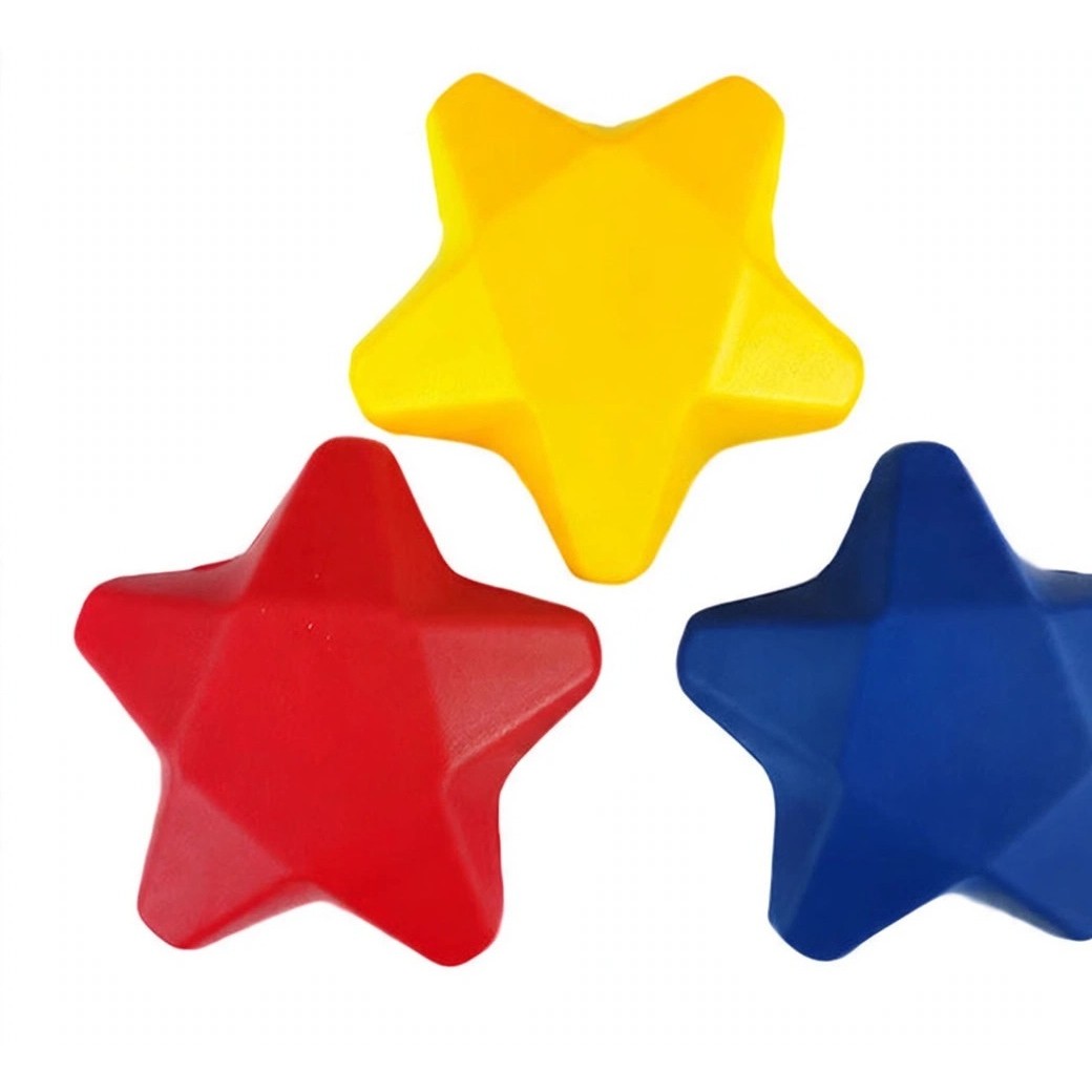 2.75" Star-Shaped Foam Stress Ball