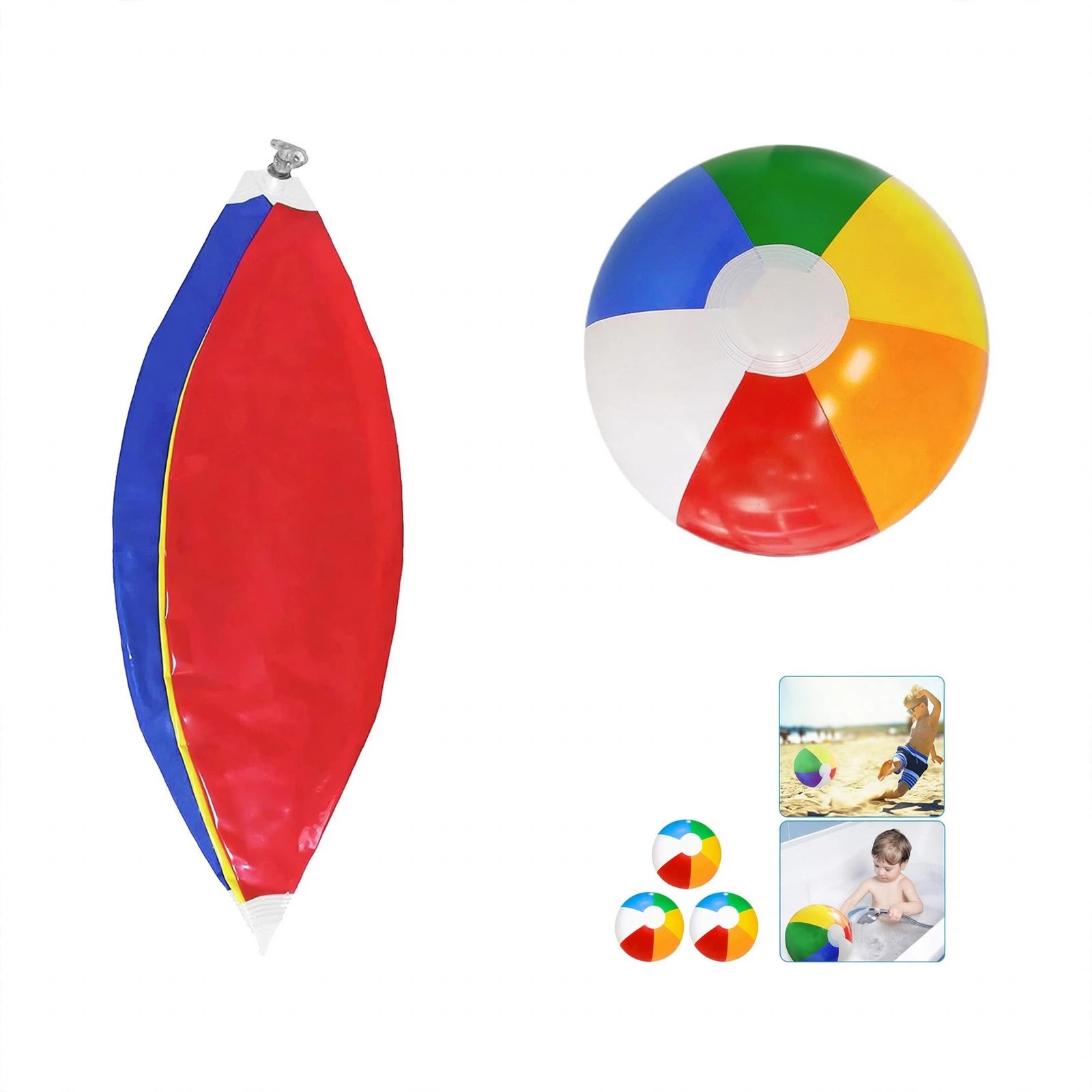 12" Inflatable Beach Ball
