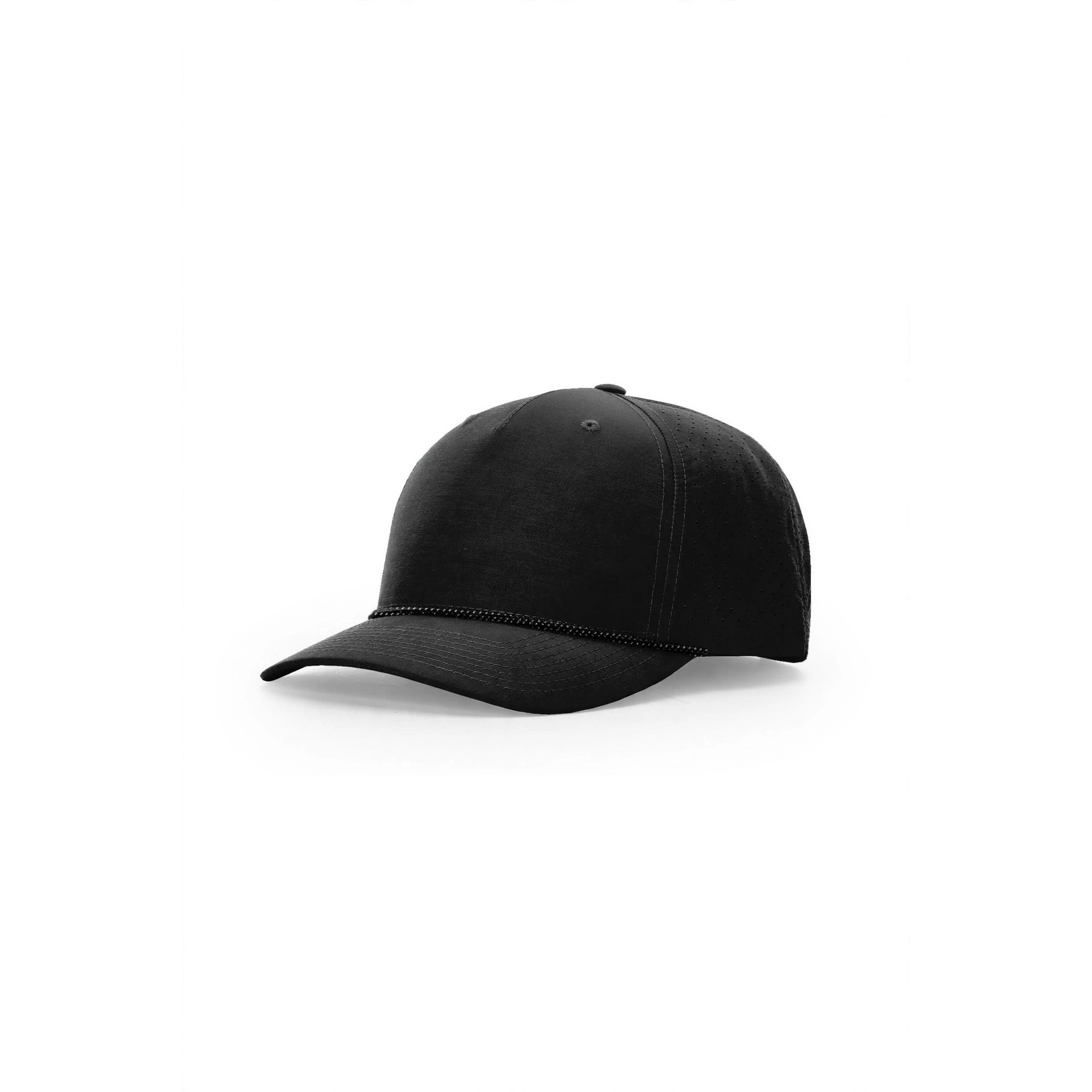 Polyester-Spandex Curved Bill Rope Cap
