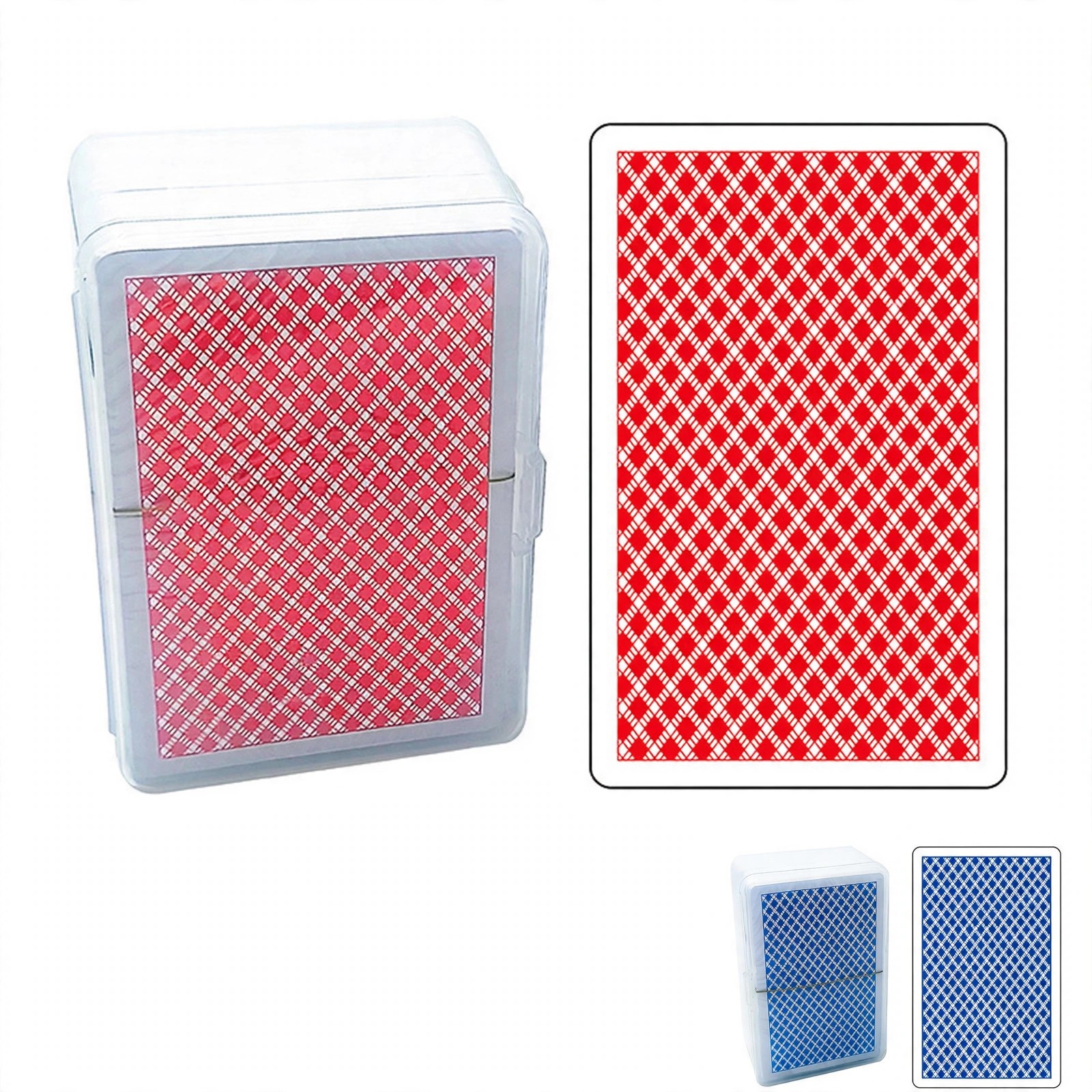 Playing Card Deck With Plastic Case