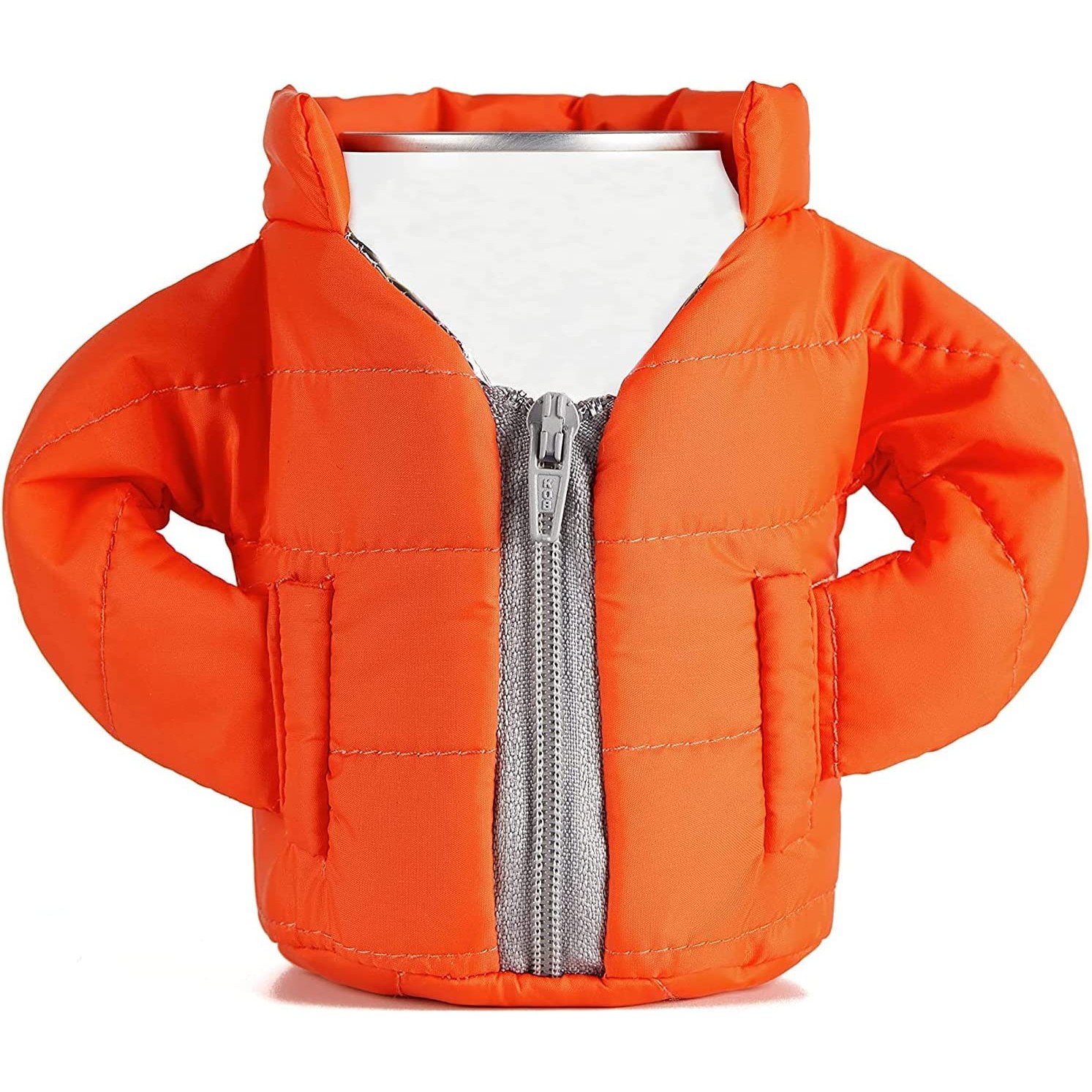 Puffer Jacket Can Cooler
