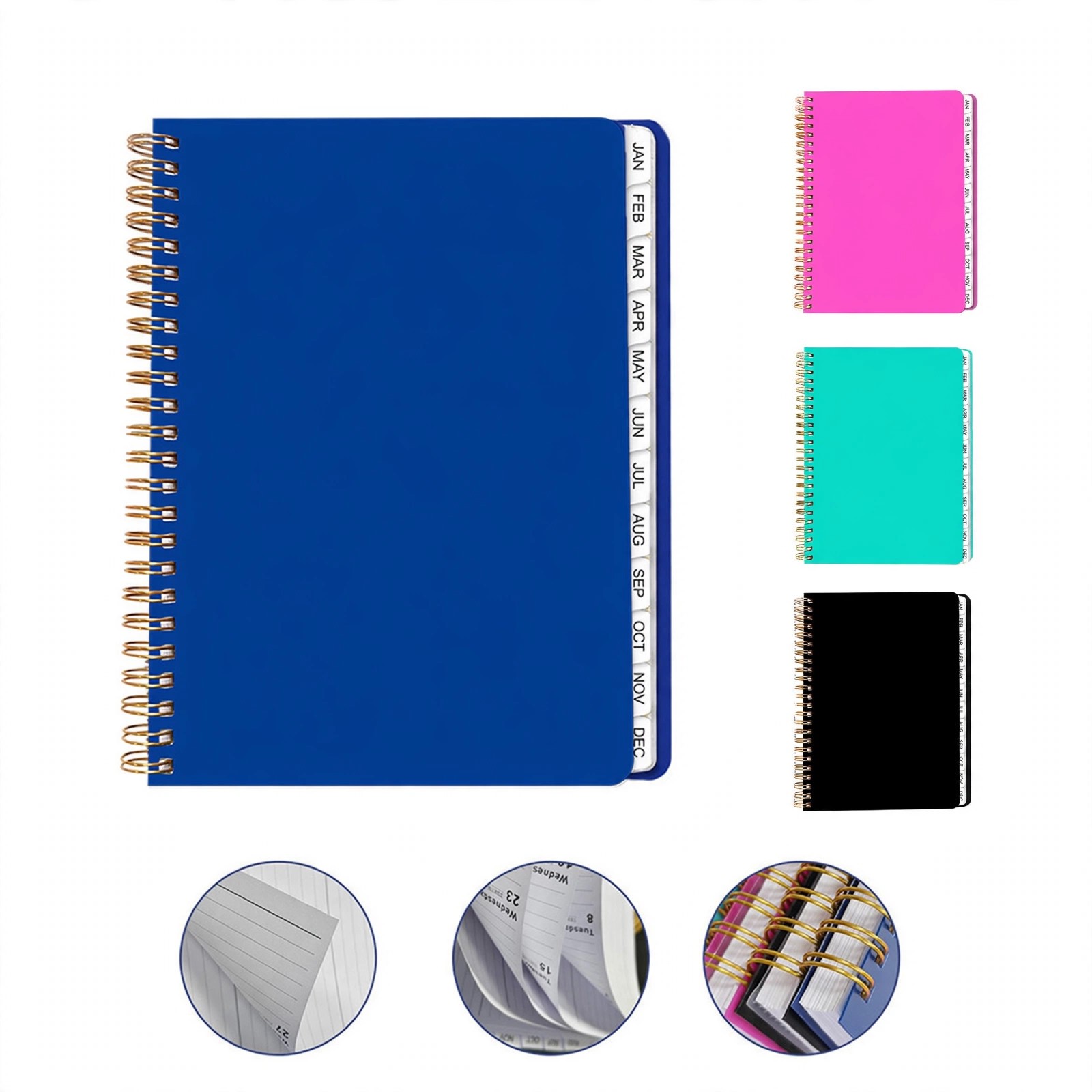 Spiral Bound Academic Monthly Planner