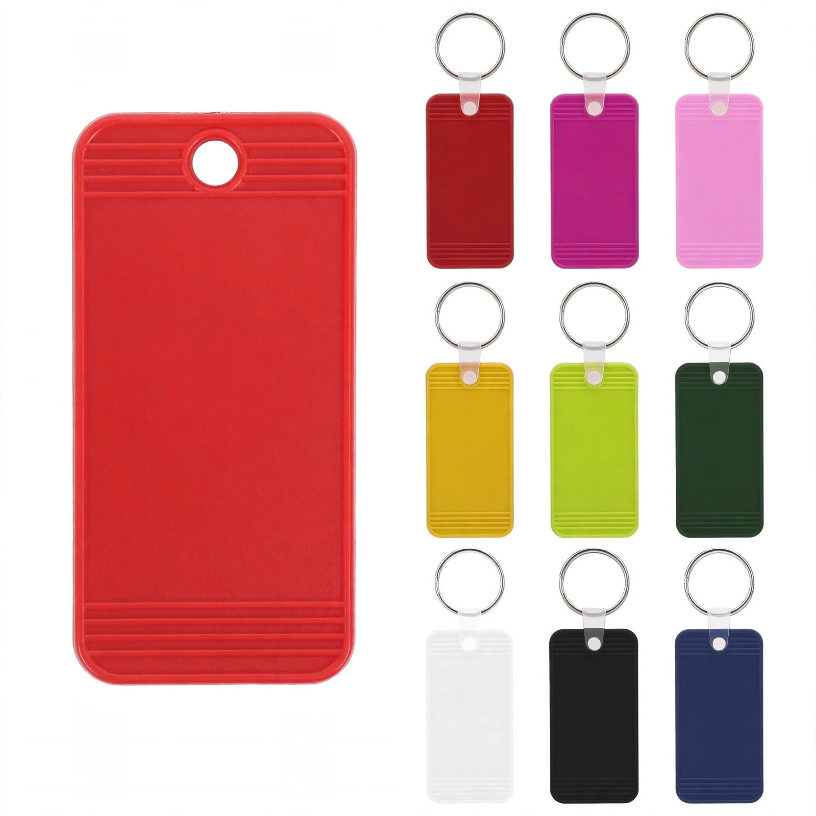 Flexible Soft Plastic Key Tag