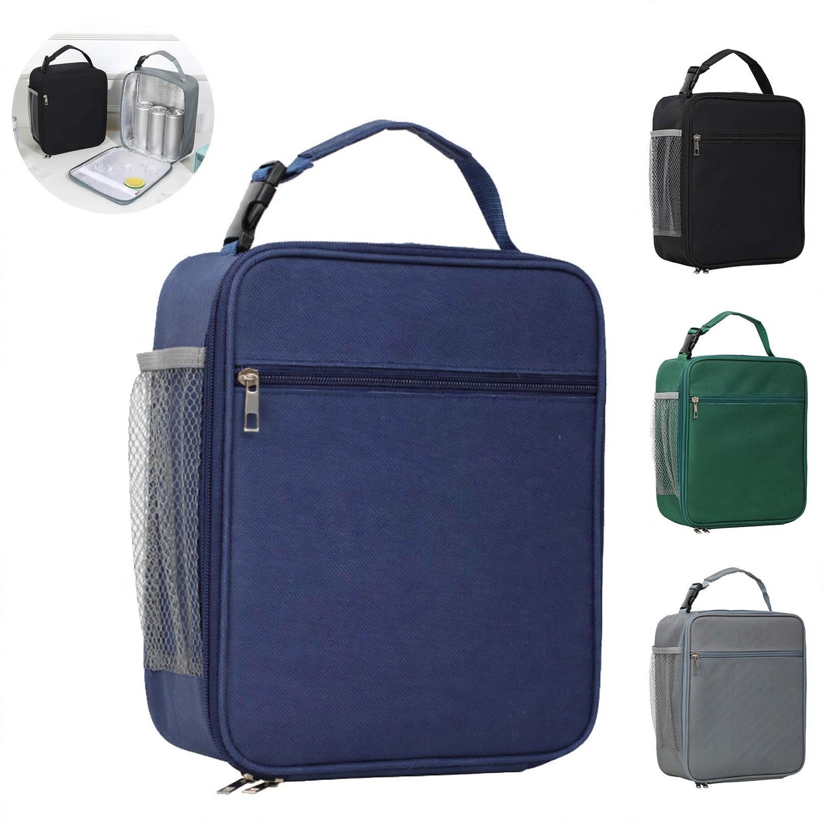 210D Polyester Insulated Lunch Bag