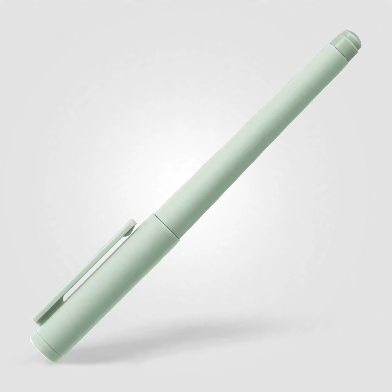 Rubberized Gel Pen With Translucent Grip