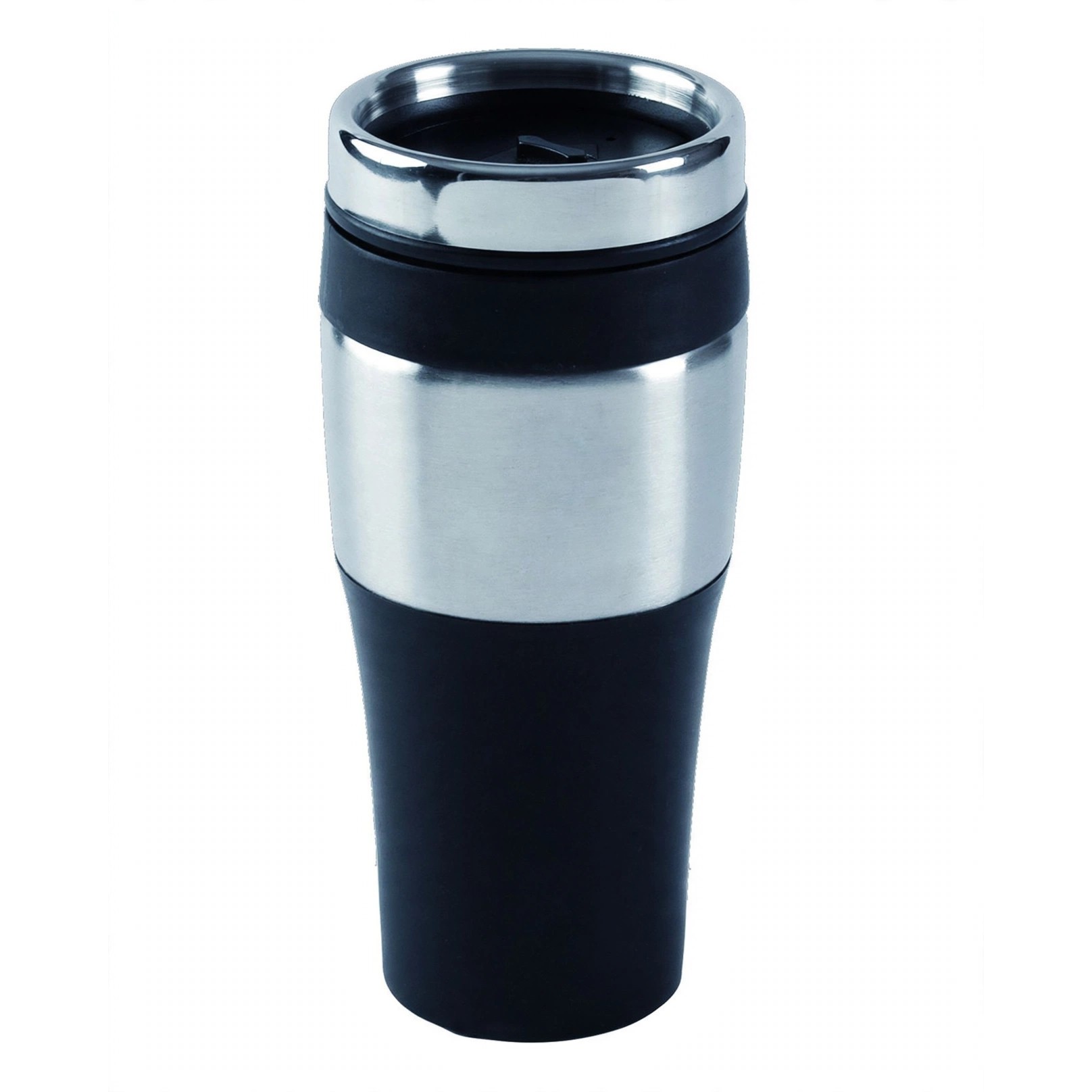 16 Oz. Insulated Travel Tumbler With Accent Band