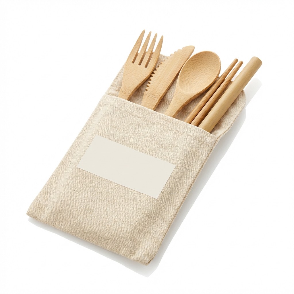Bamboo Travel Utensil Set