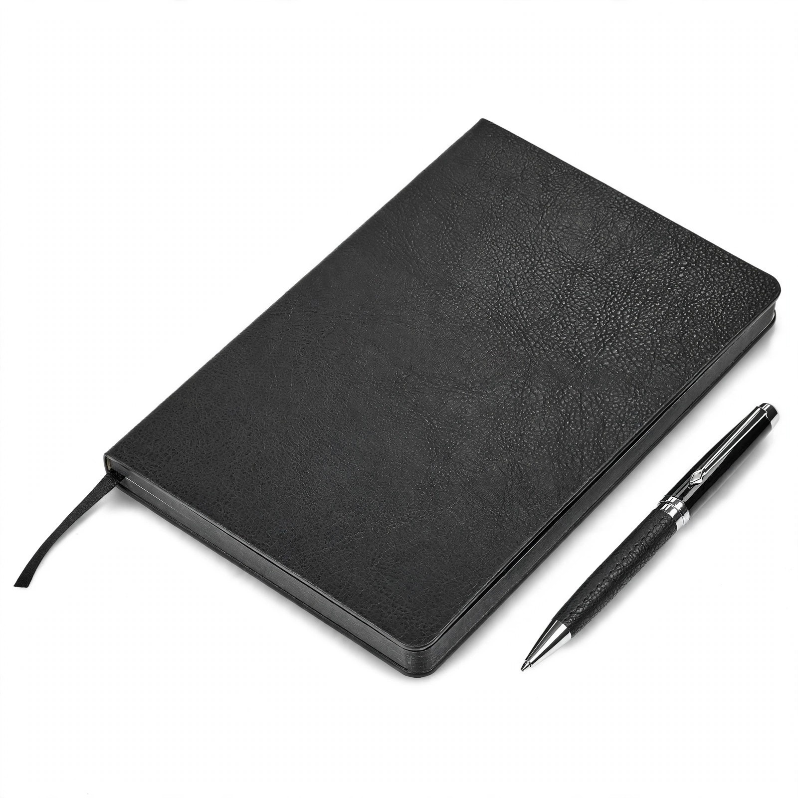 Faux Leather Journal and Pen Gift Set