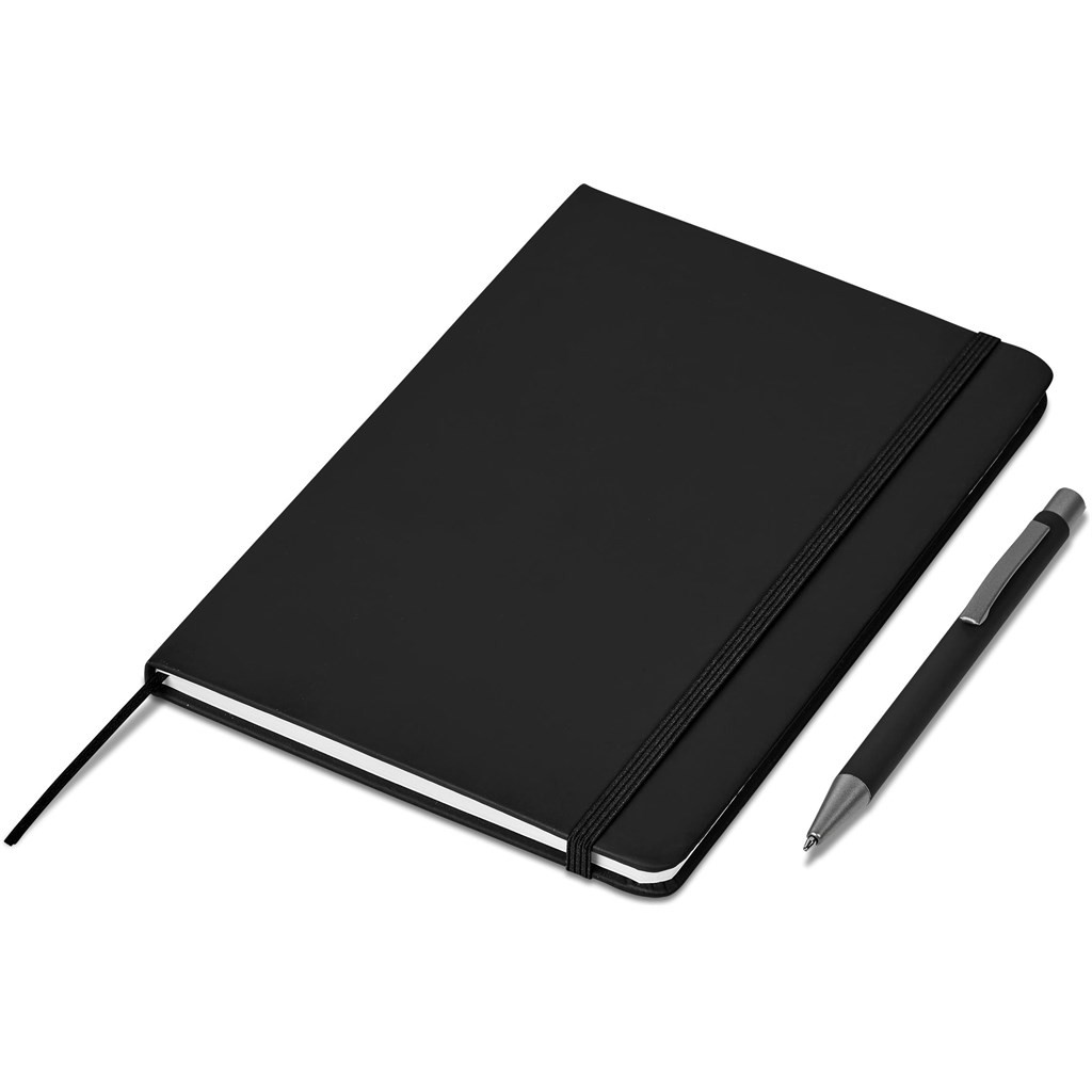 5" x 7" Hardcover Notebook With Pen