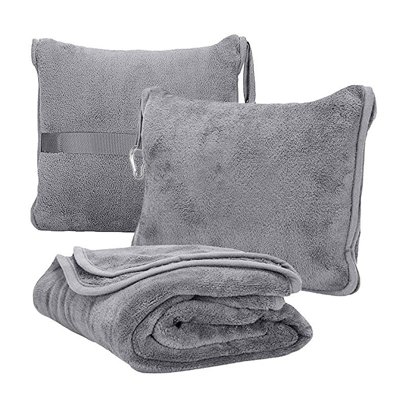 Travel Pillow and Throw Blanket Set
