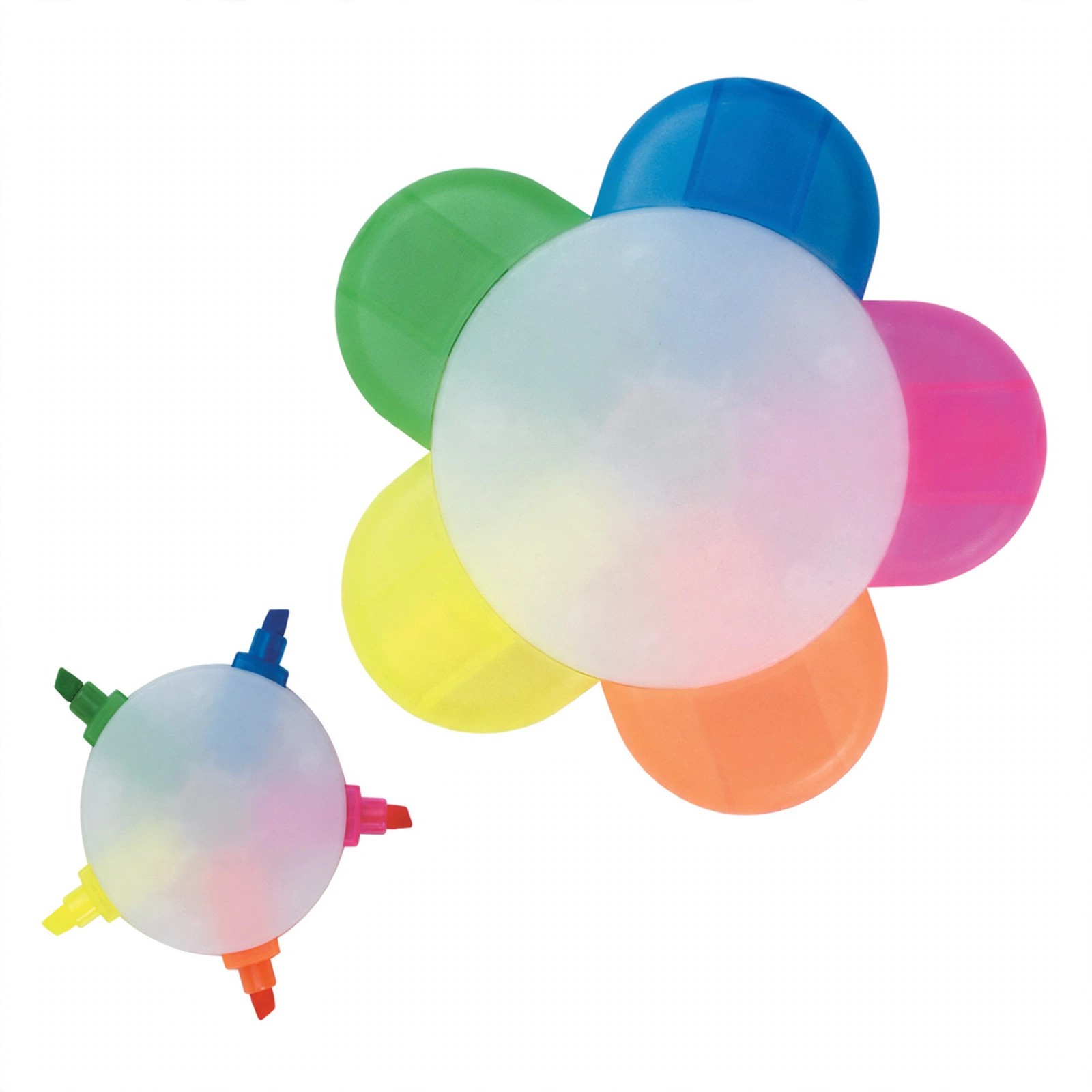 Large 5-Color Flower Highlighter